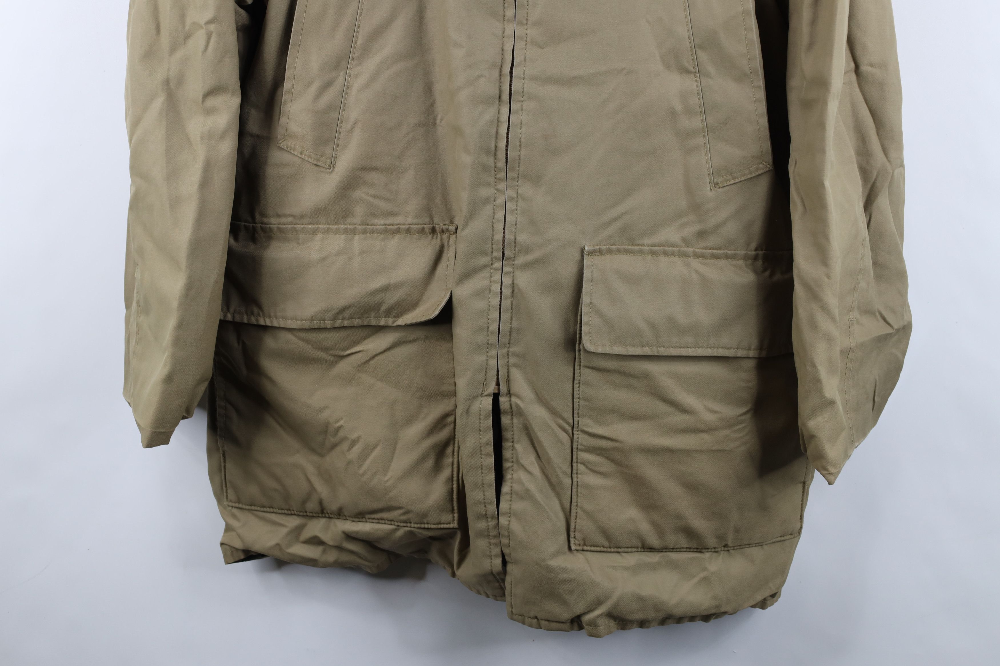 Brooks Brothers Vintage 70s Brooks Brothers Full Zip Chore Barn Jacket Beige Size US XL / EU 56 / 4 - 3 Thumbnail