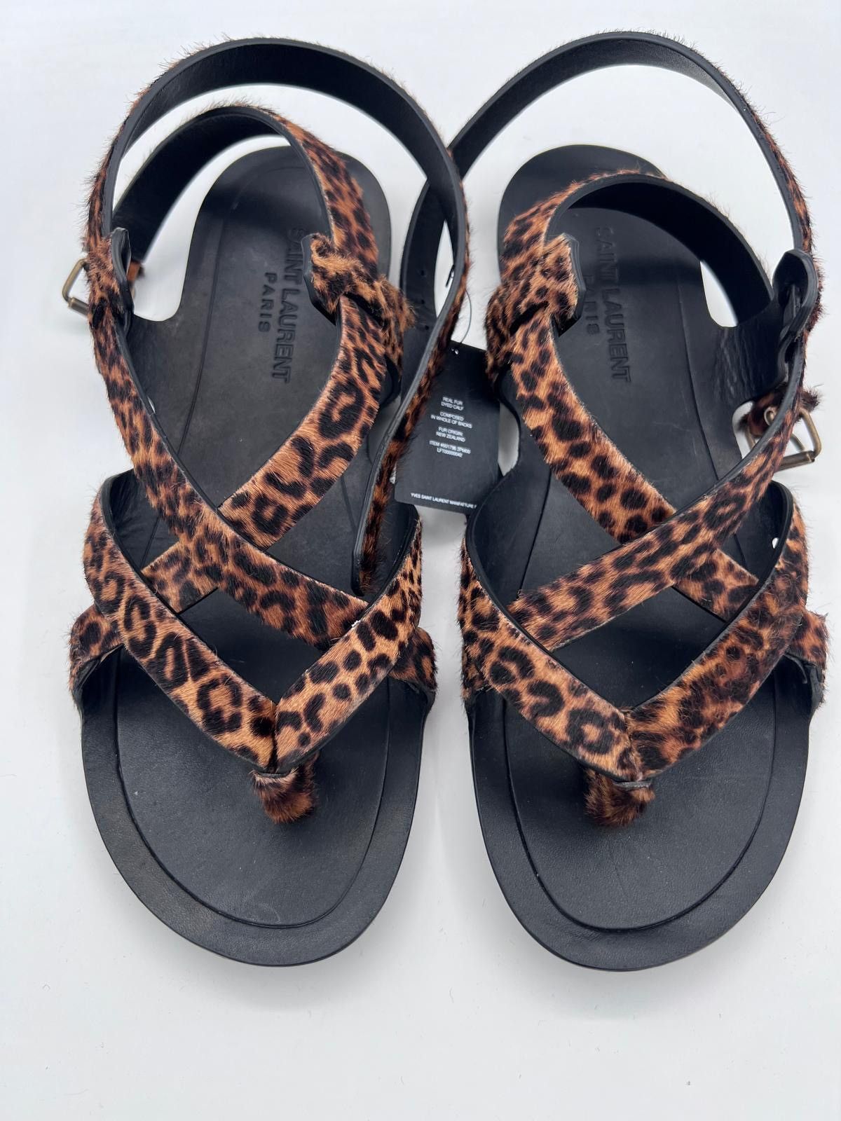Saint Laurent Paris New Saint Laurent Culver women flat sandals IT 39/US9/UK 6 Size US 9 / IT 39 - 2 Thumbnail