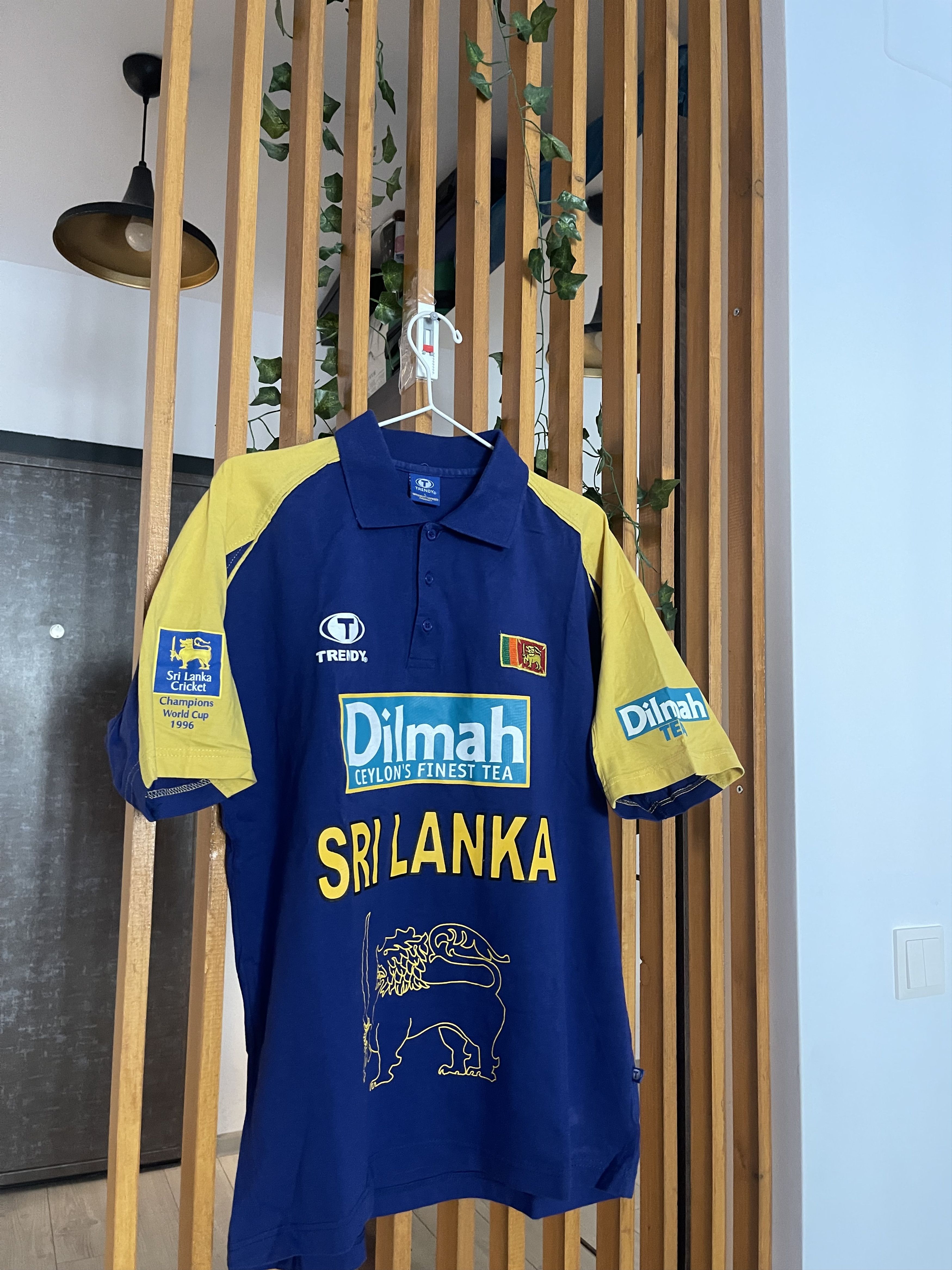 Other 1996 Sri Lanka Cricket World Cup Jersey Dilmah Size US L / EU 52-54 / 3 - 3 Thumbnail