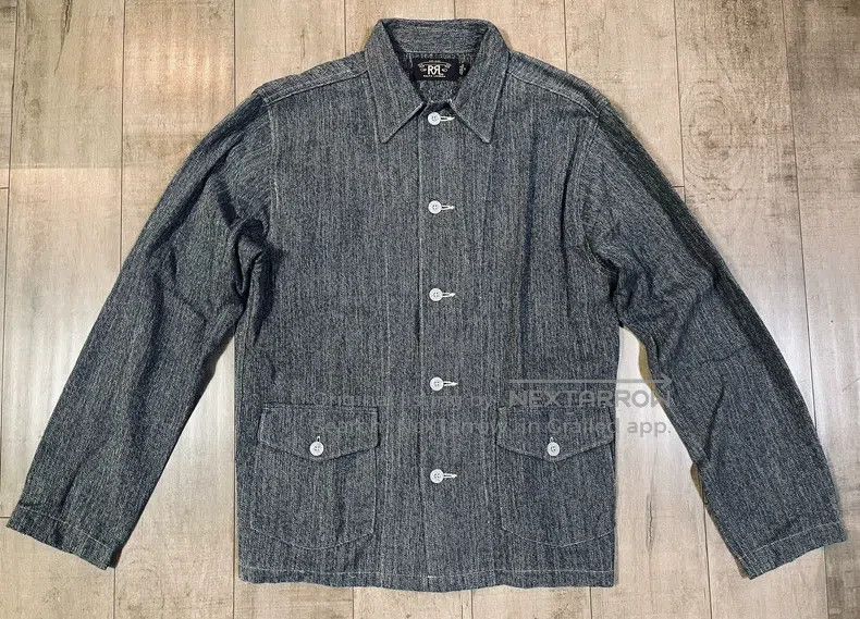 RRL Ralph Lauren RRL Ralph Lauren Pepper salt premium grey workwear jacket Size US L / EU 52-54 / 3 - 1 Thumbnail