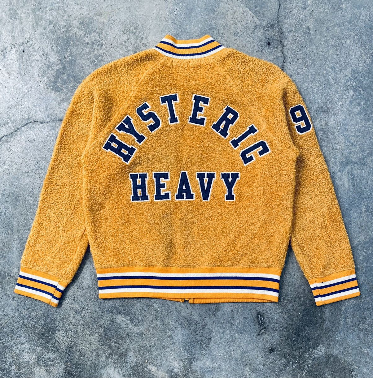 Hysteric Glamour Vintage Hysteric Glamour Heavy Fleece Zipper Jacket Rare Size US S / EU 44-46 / 1 - 2 Thumbnail