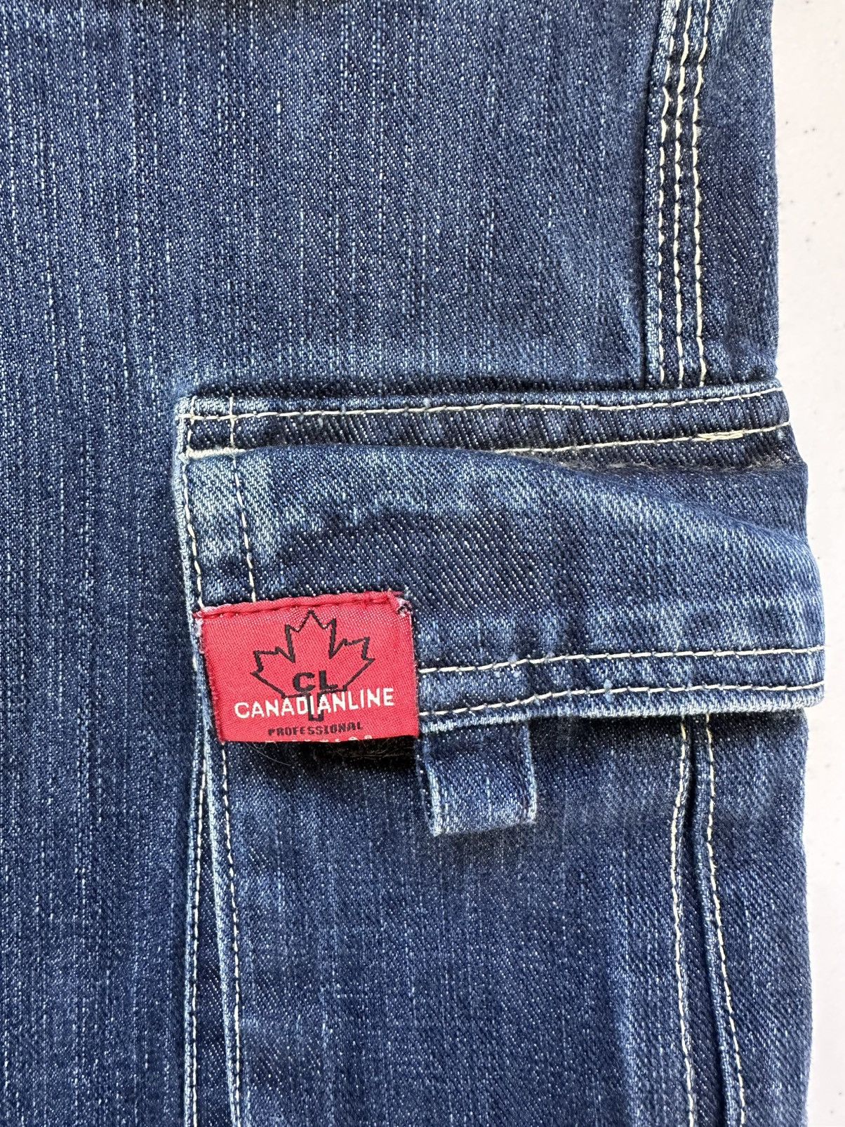 Vintage Vintage Y2k Carhartt Style Denim Jeans Streetwear Size US 34 / EU 50 - 7 Thumbnail