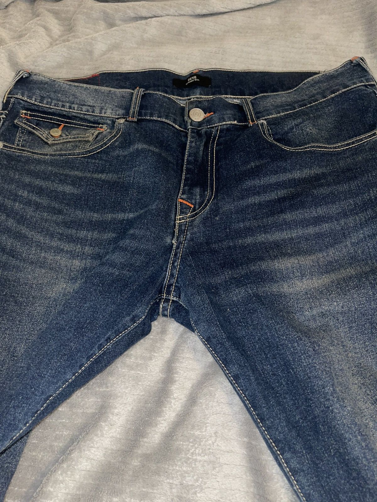 True Religion True Religion Jeans Blue Denim Size US 33 - 10 Thumbnail