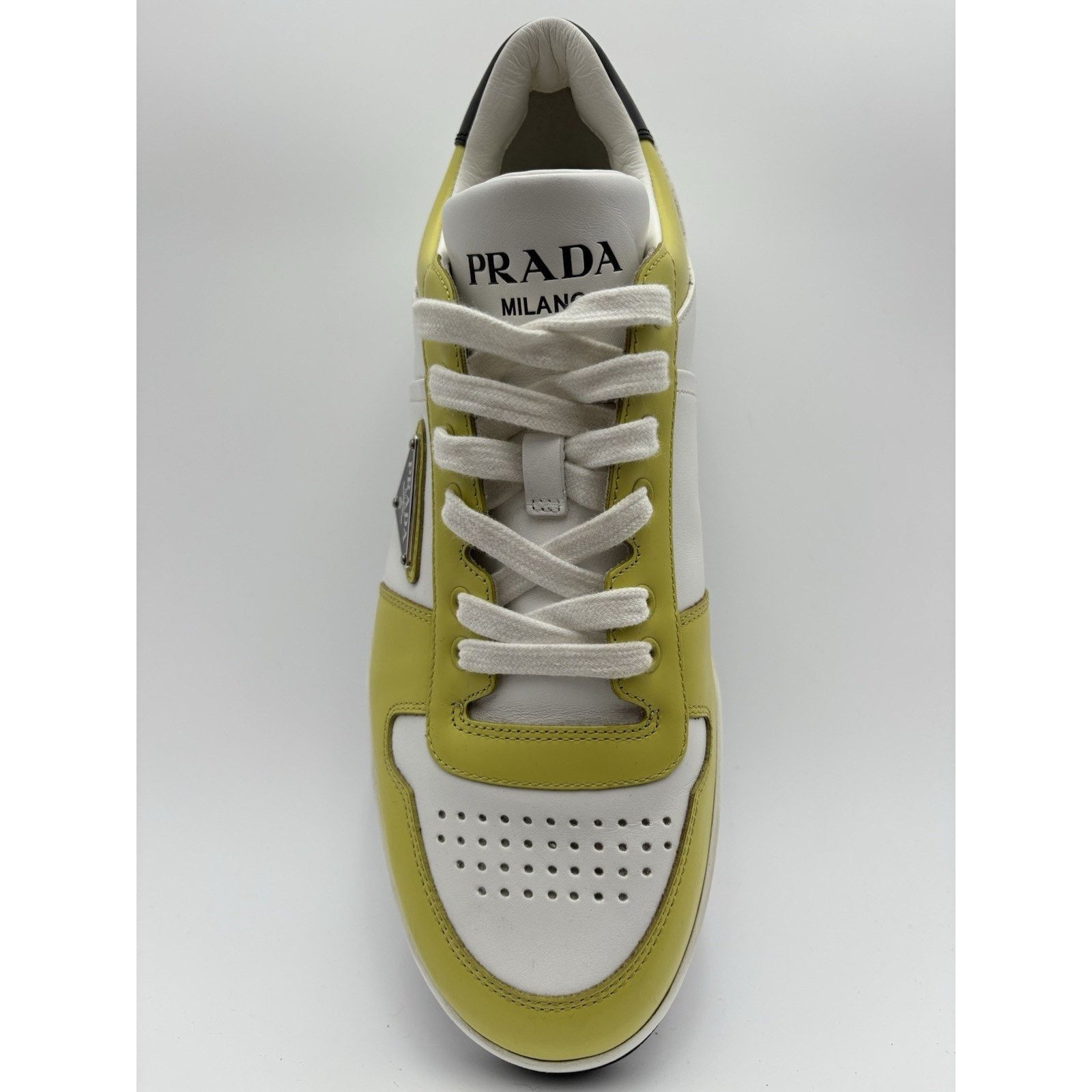 Prada Prada Downtown Low Leather ' Bianco Cedro ' | WORN ONCE! Size US 9 / EU 42 - 5 Thumbnail