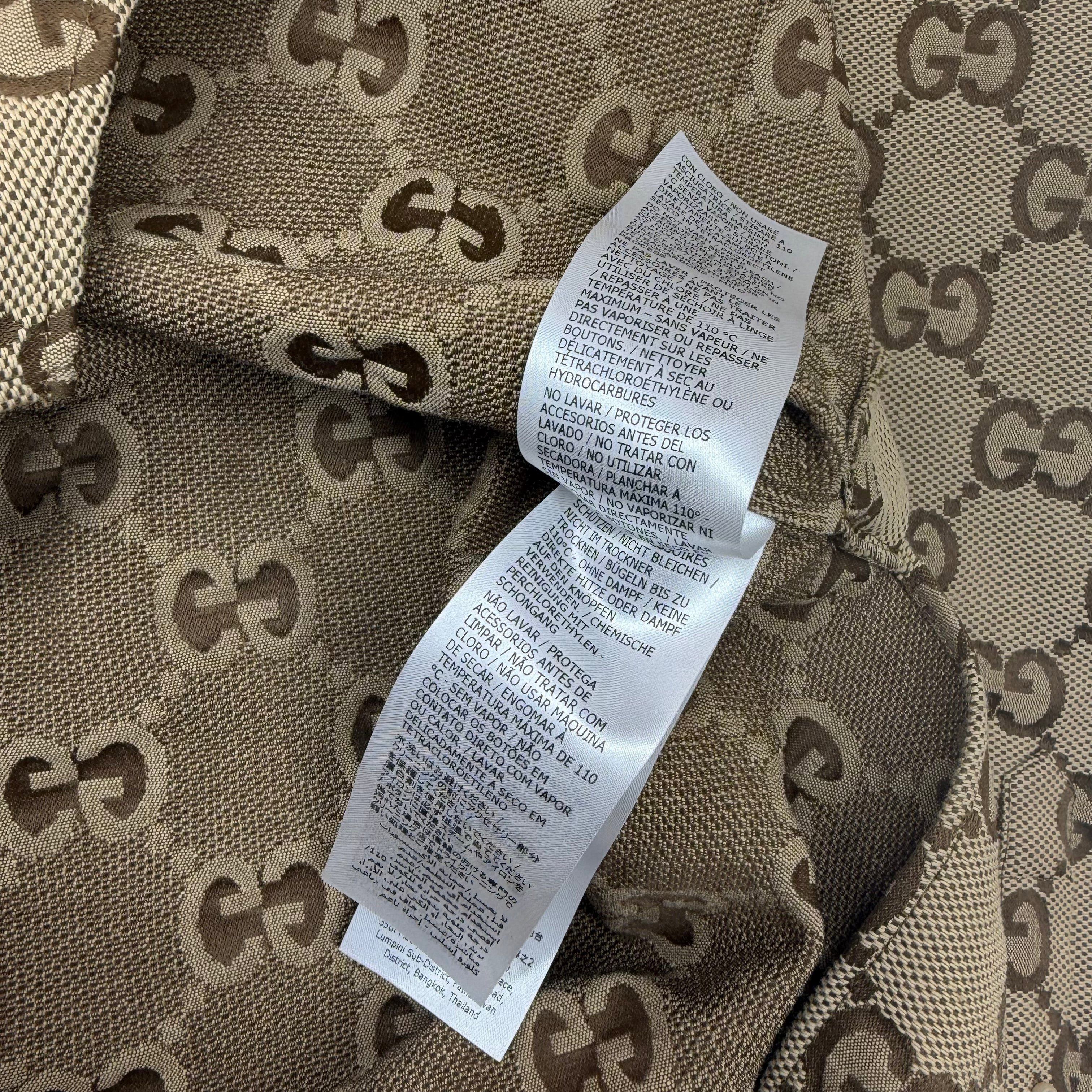 Gucci Gucci Maxi GG Canvas Shirt 40 (M) Size M / US 6-8 / IT 42-44 - 6 Thumbnail
