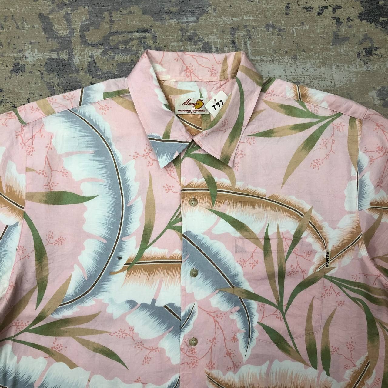 Japanese Brand × Mango T97 VTG MANGO OKINAWA ORIGINAL BOWLING SHIRTS Size US L / EU 52-54 / 3 - 2 Thumbnail