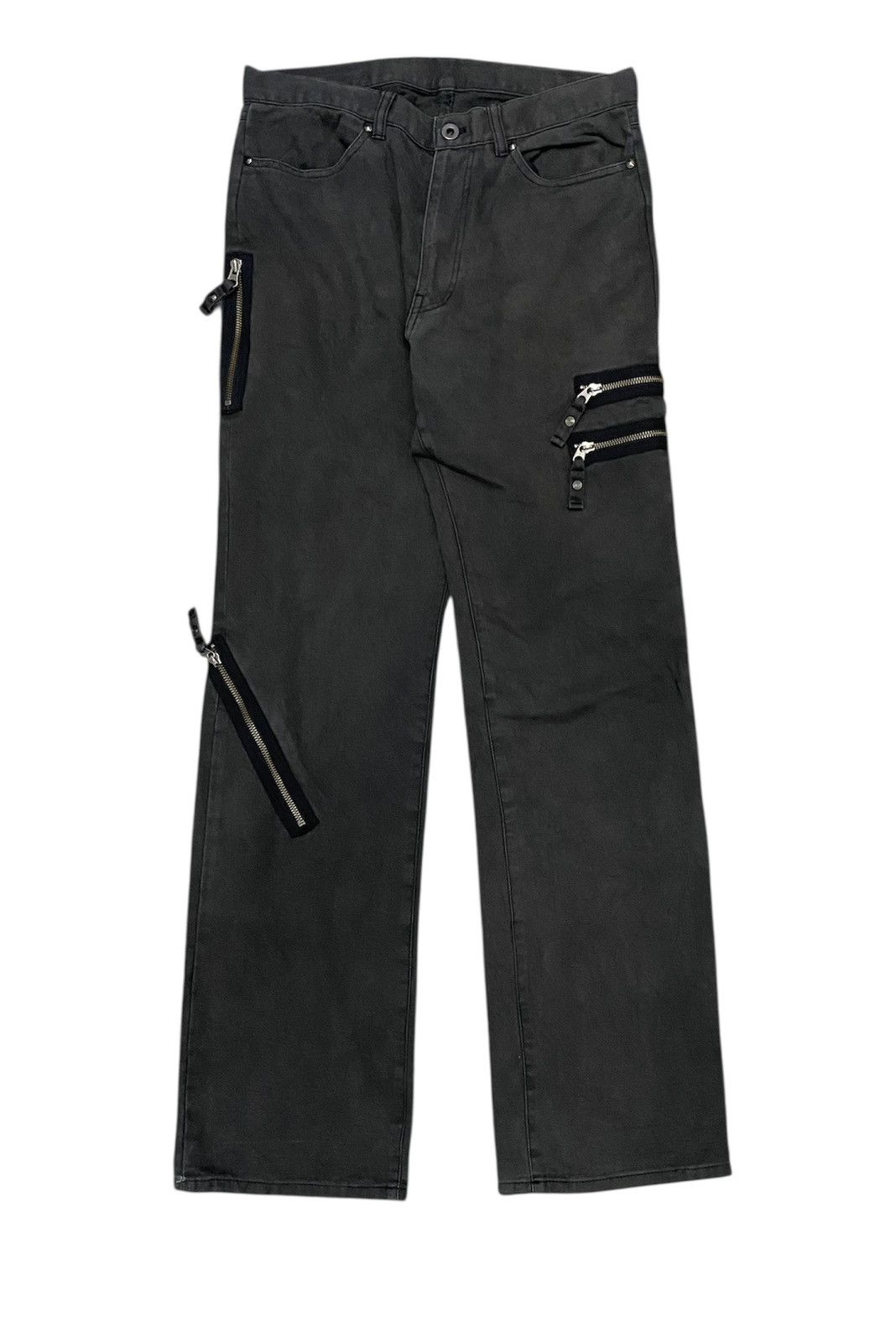 Japanese Brand PPFM Denim Bondage Zipper Pants | Grailed