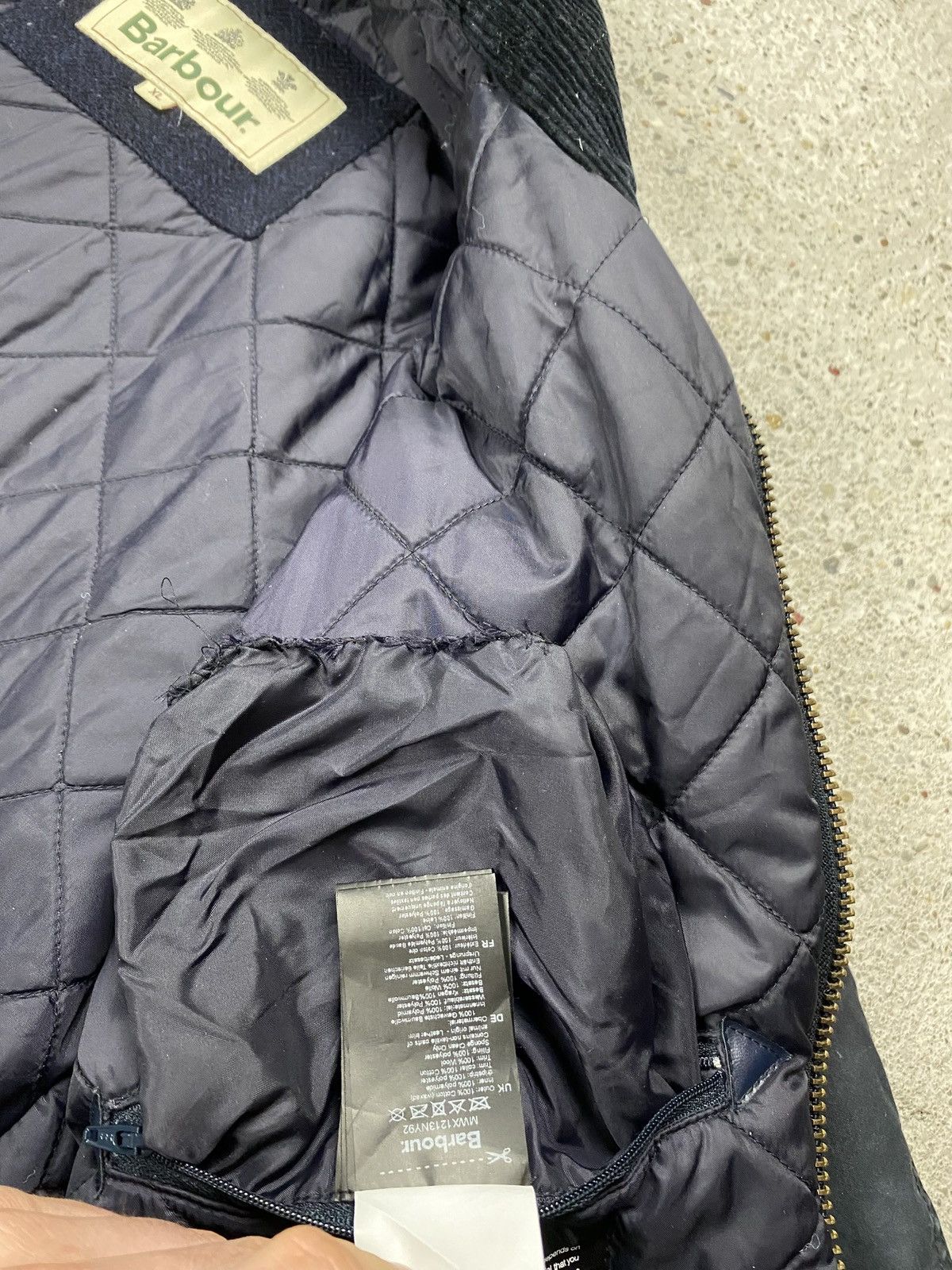 Barbour Barbour trench jacket coat navy waxed Size US XL / EU 56 / 4 - 11 Thumbnail