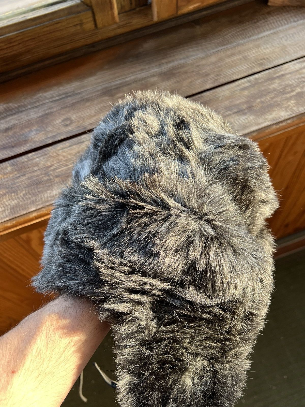 Hat Club Y2K Faux Fur Ushanka Vintage Fuzzy Trapper Hat Huge Size ONE SIZE - 20 Thumbnail