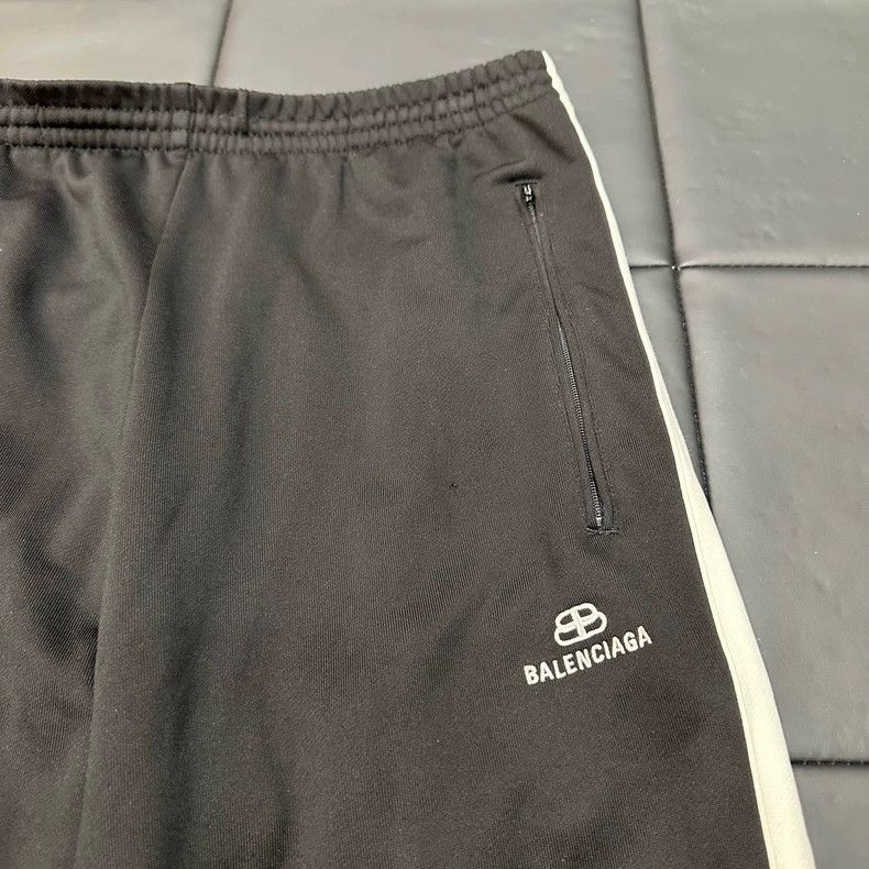 Balenciaga Balenciaga Black and white embroidered trousers with doubl Size US 32 / EU 48 - 2 Thumbnail