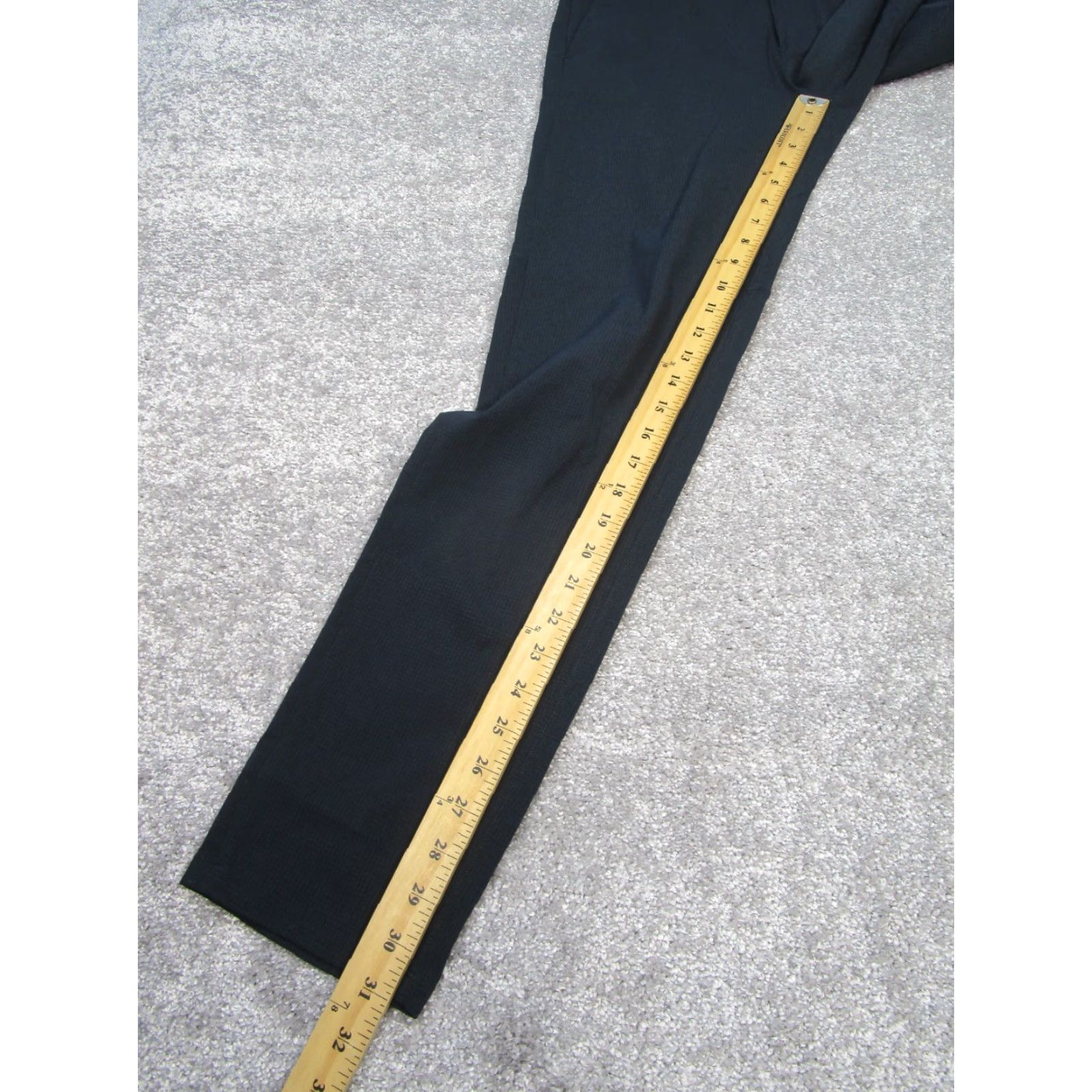 Lululemon Lululemon Mens Pants Slim Commission 30 Black Inseam 31 City Preppy Sports Chino Flat Front Knit Size US 30 / EU 46 - 3 Thumbnail