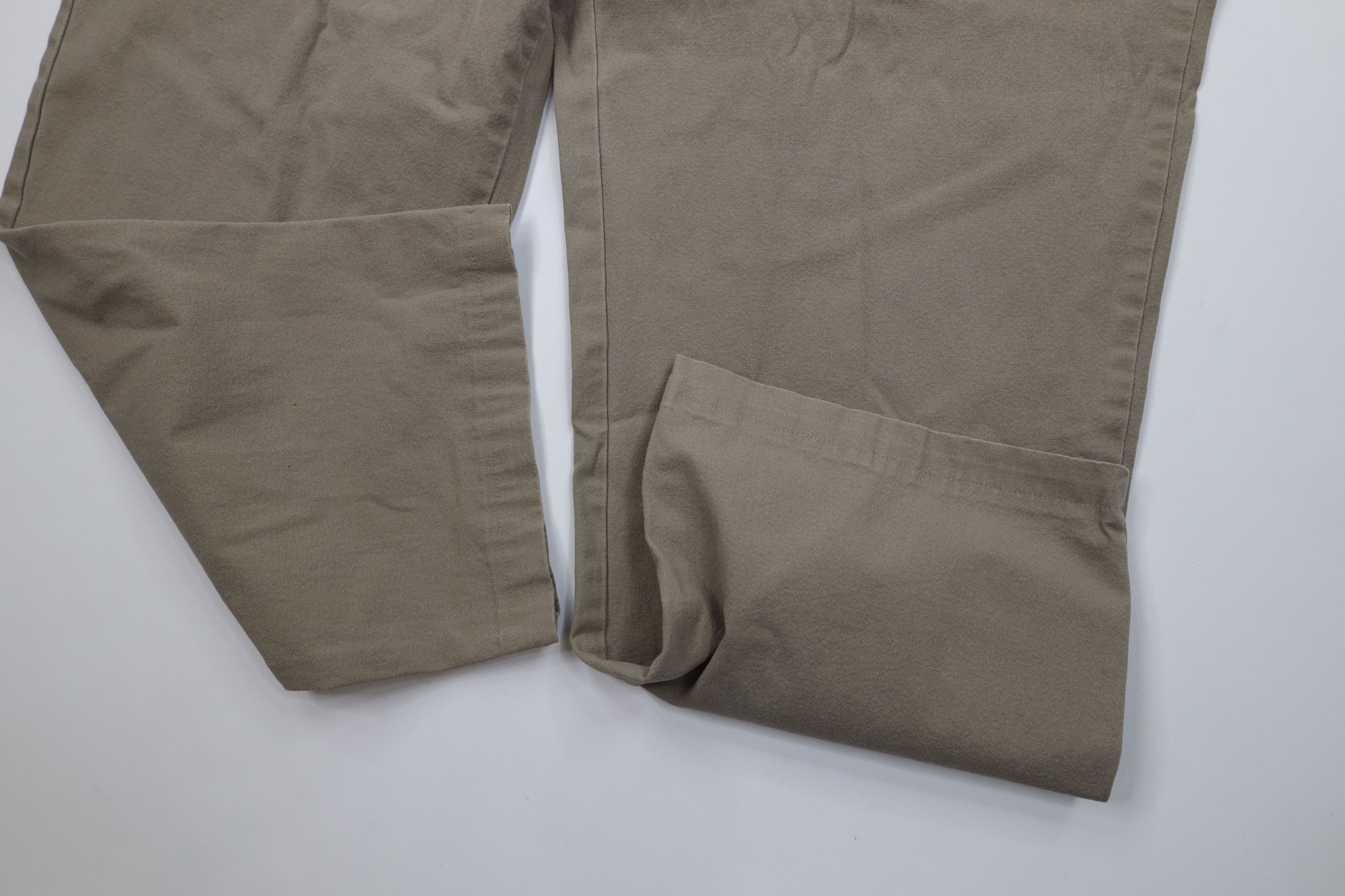 Cabelas Vintage Cabals Stretch Canvas Wide Leg Cargo Pants Beige Size US 40 / EU 56 - 5 Thumbnail