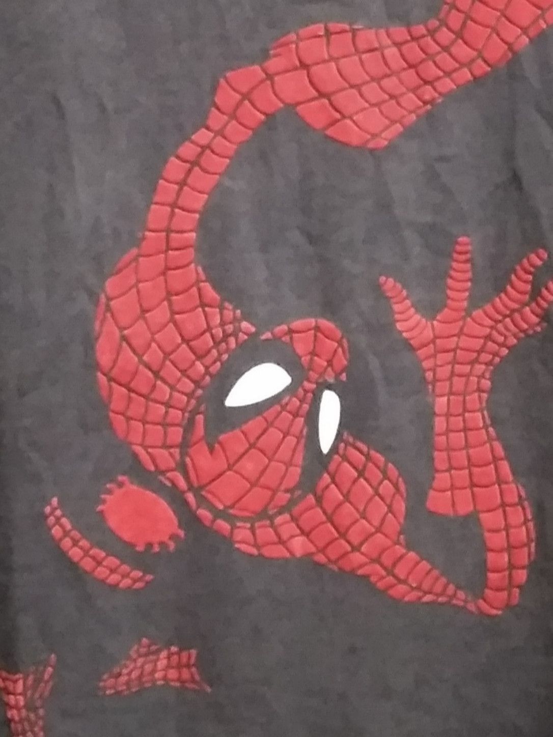 Marvel Comics × Vintage Vintage 90s SpiderMan w/ flocked graphic RARE Size US L / EU 52-54 / 3 - 6 Thumbnail