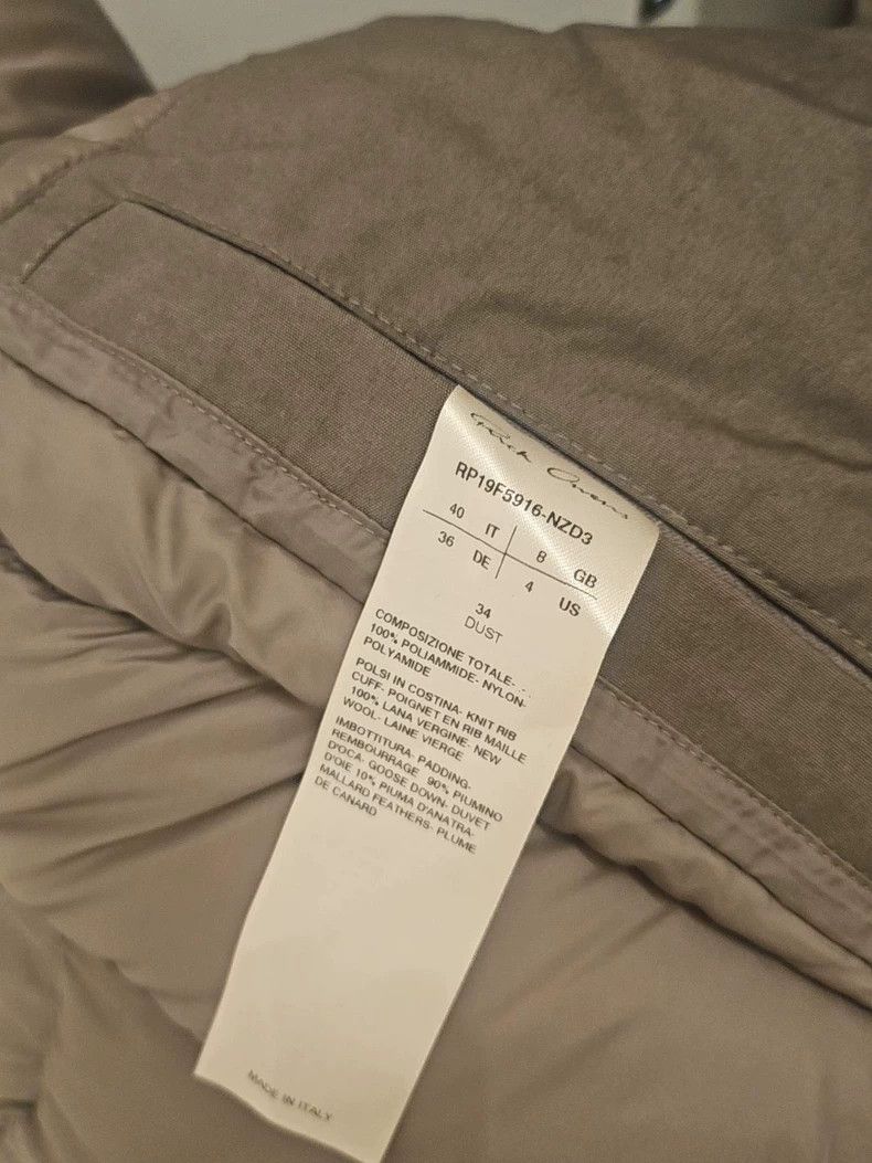 Rick Owens Rick Owens Down jacket Size US XL / EU 56 / 4 - 6 Thumbnail