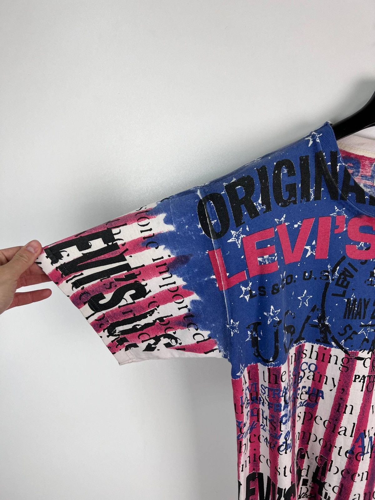 Levi's Levi’s USA 90s overprint vintage t-shirts size XL Size US XL / EU 56 / 4 - 6 Thumbnail