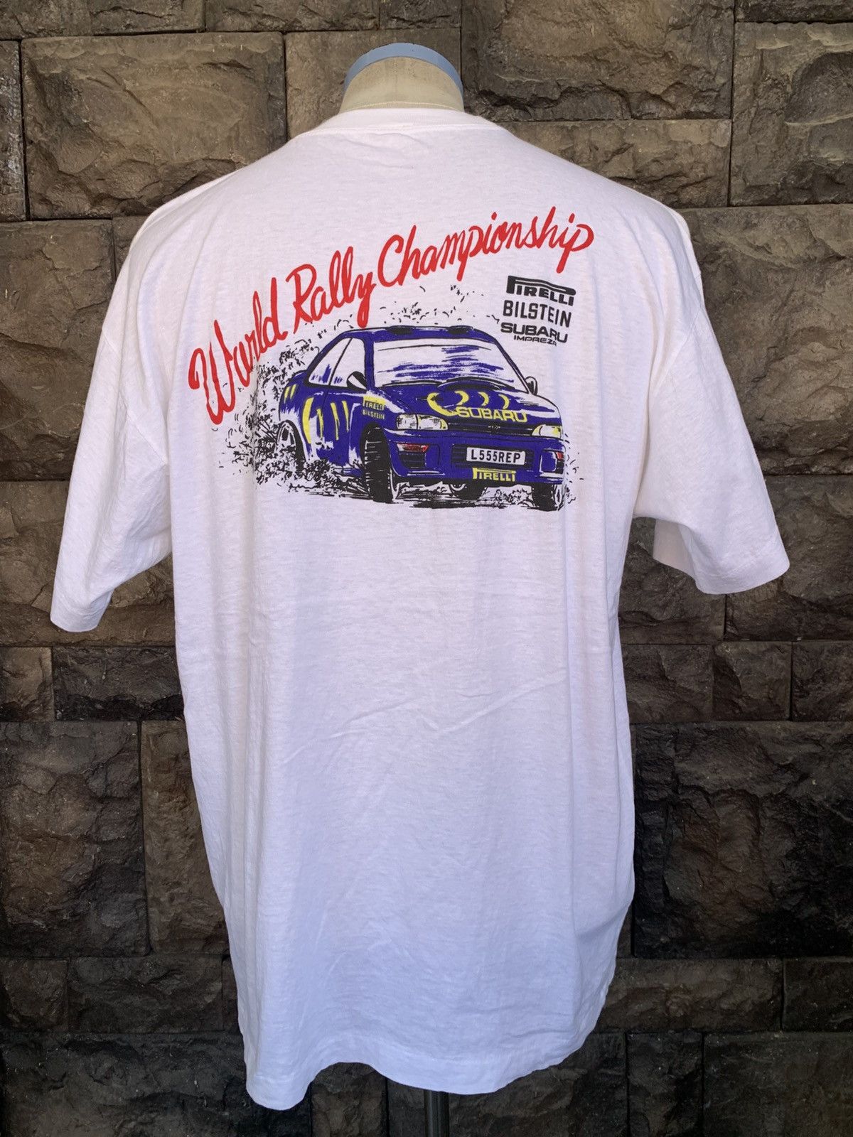 Pirelli Vintage 90s Pirelli Subaru Impreza World Rally Championship Size US L / EU 52-54 / 3 - 1 Thumbnail