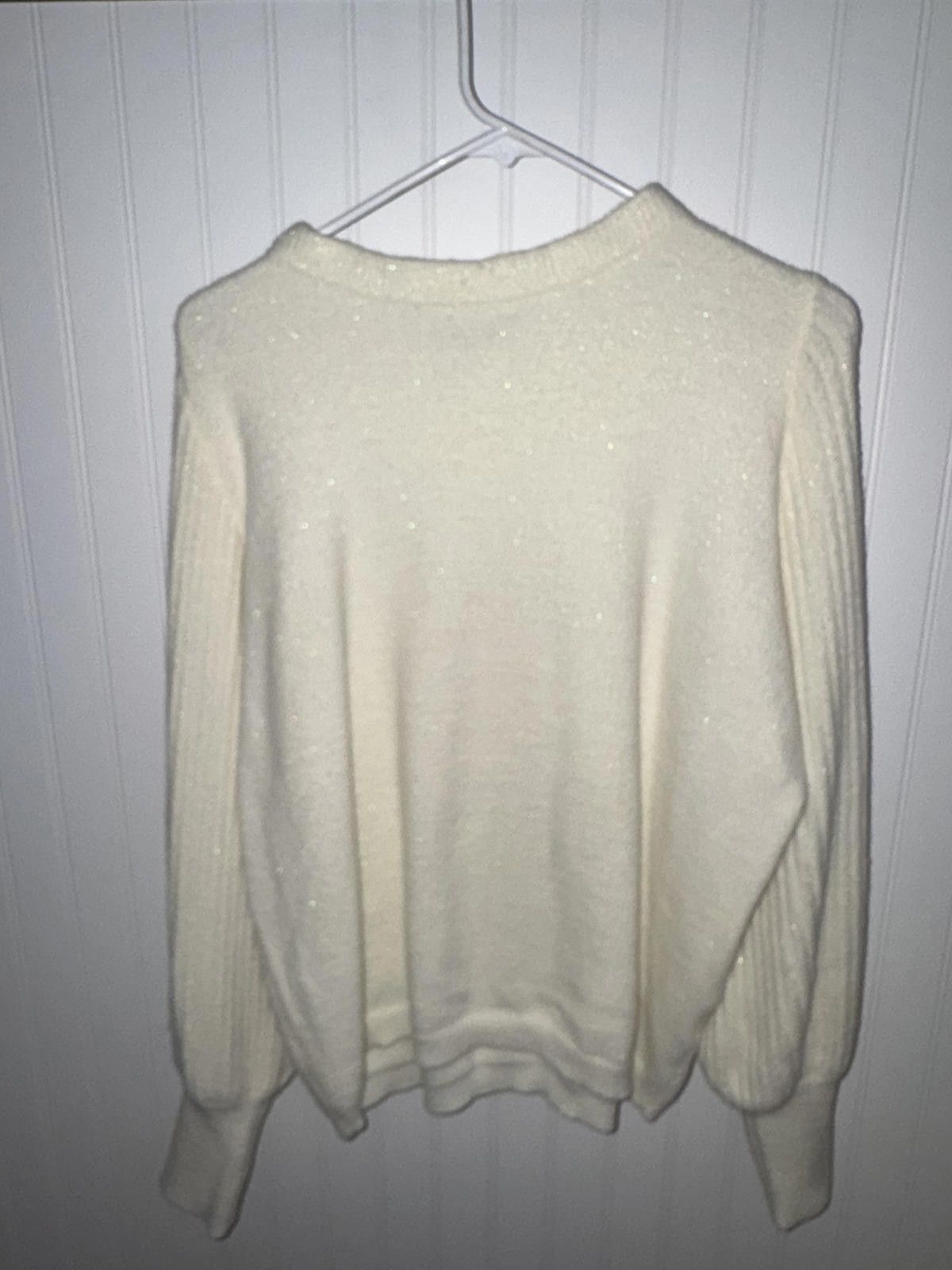 Other Nanette Lepore Cream XL Sweater Size XL / US 12-14 / IT 48-50 - 1 Thumbnail