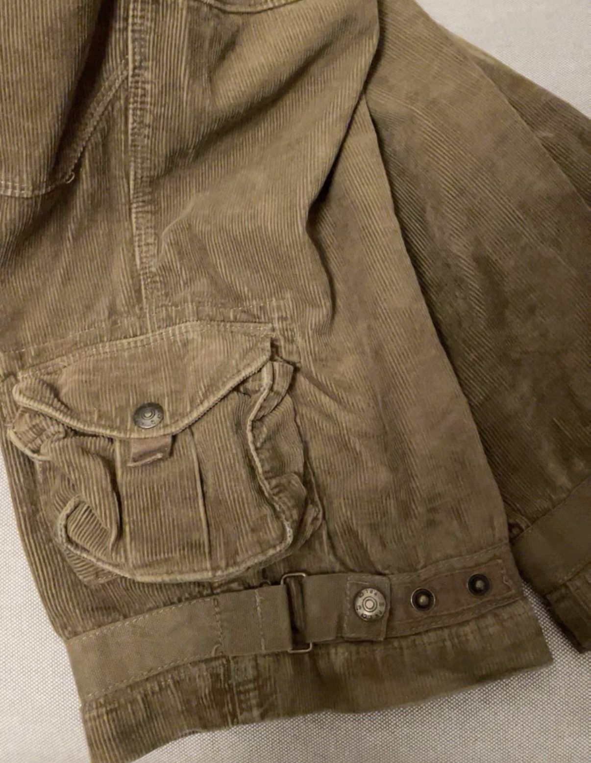 Ralph Lauren Ralph Lauren Corduroy Tactical Cargo Pants K24 Size US 37 - 9 Thumbnail