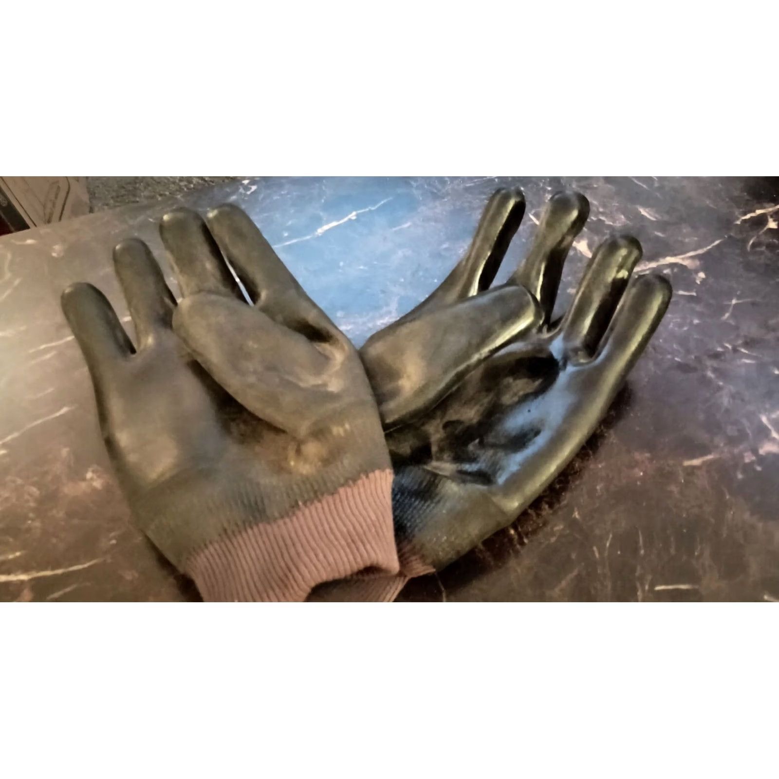 Vintage VINTAGE Wells Lamont Gloves Rubber Calving Work Farm Chore Neoprene Size ONE SIZE - 4 Thumbnail