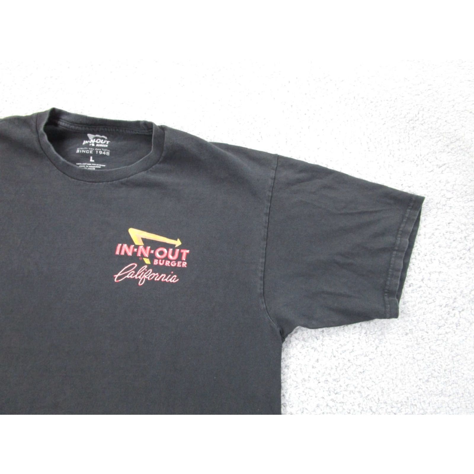 Vintage IN-N-Out Burger Shirt Mens L Black Hot Rod California Drive Thru Classic Cars Size US L / EU 52-54 / 3 - 3 Thumbnail