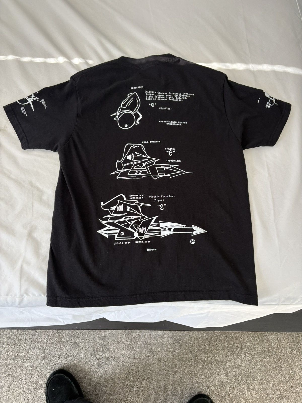 Supreme Supreme Rammellzee Tag T Shirt Size US S / EU 44-46 / 1 - 2 Thumbnail