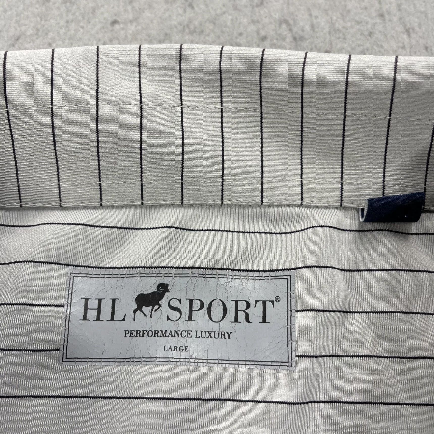 Vintage Desert Mountain Golf Polo Shirt Mens Large Gray Horn Legend Stretch Performance Size US L / EU 52-54 / 3 - 4 Thumbnail