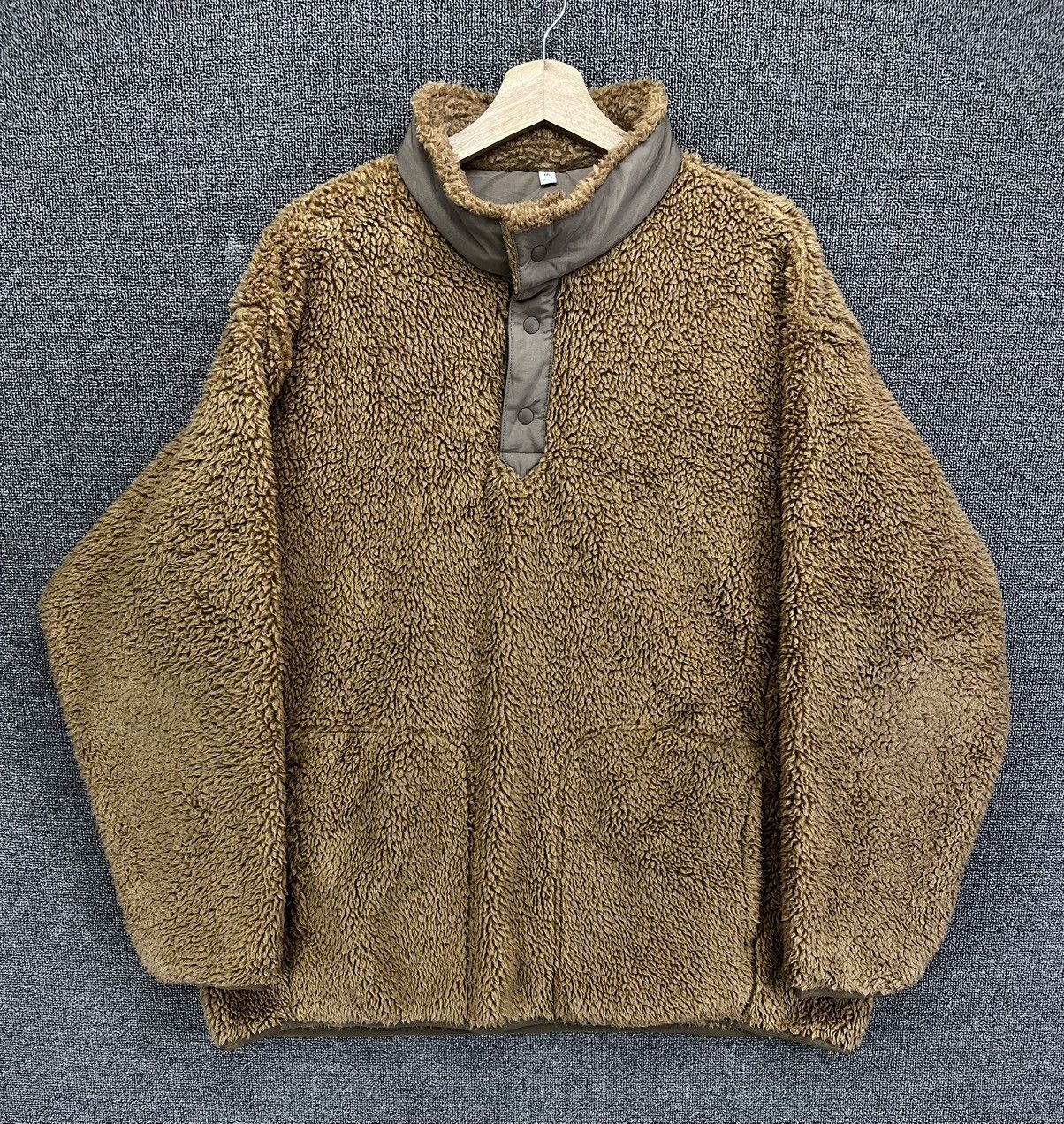 Japanese Brand Uniqlo Fleece Snap Button Rare Sweatshirt Size US XXL / EU 58 / 5 - 1 Thumbnail