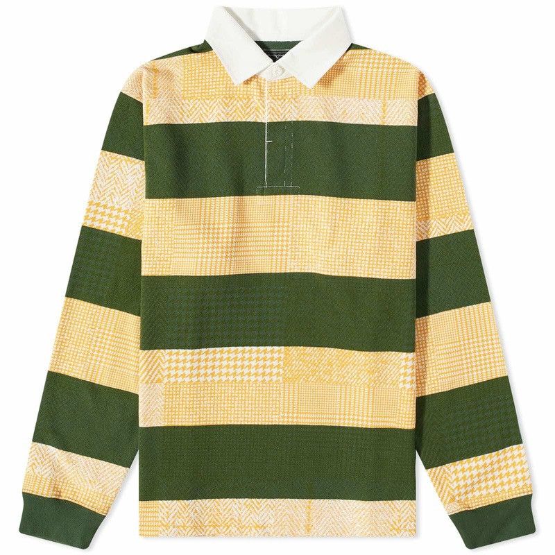 Beams Plus END. x Beams Plus 'Ivy League' Overdye Patchwork Rugby Shirt Size US L / EU 52-54 / 3 - 1 Thumbnail
