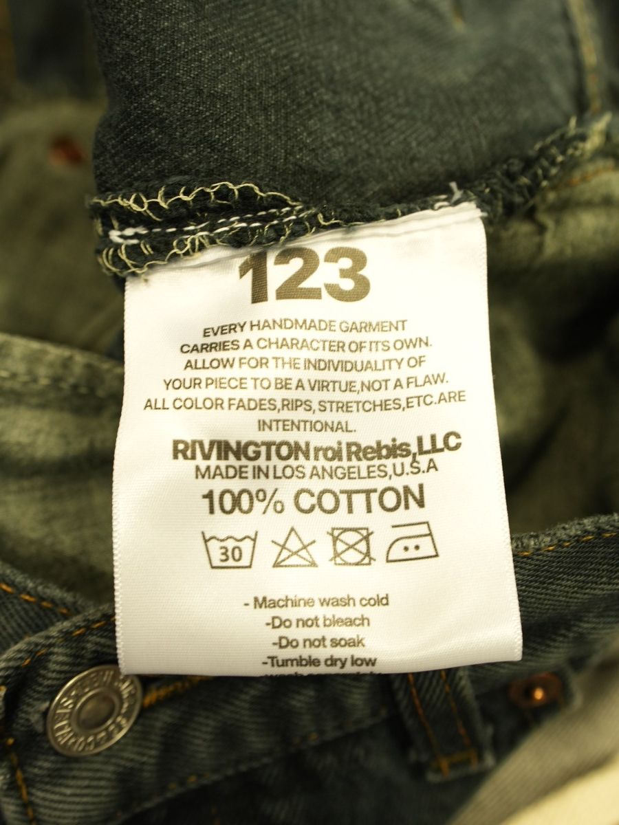 RRR-123 RRR123 HE ROSE 3 Double Layer Denim Size US 34 / EU 50 - 21 Thumbnail