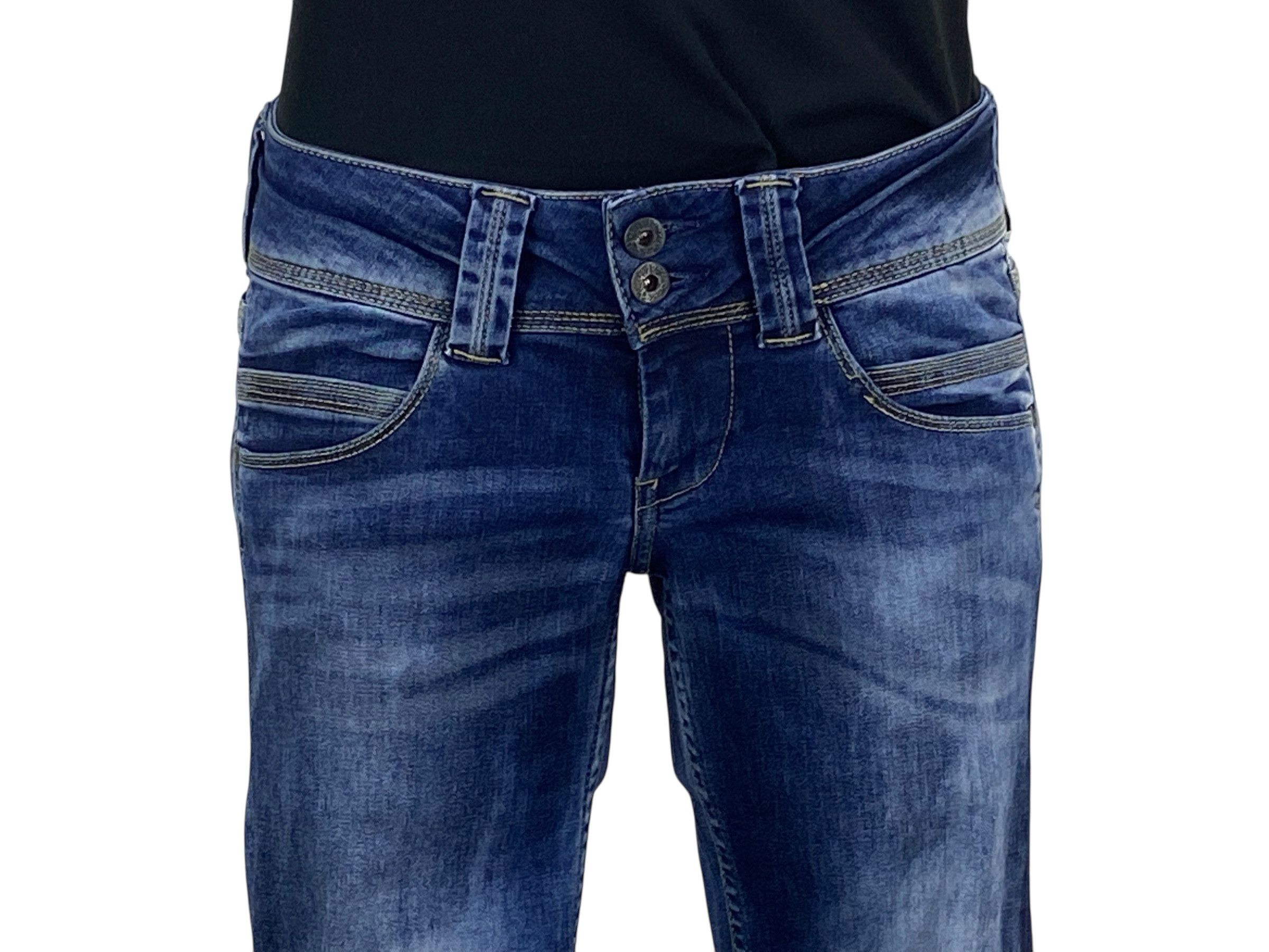 Japanese Brand Pepe Skinny Jeans Japanese Embroidered Jeans Size 27" / US 4 / IT 40 - 10 Thumbnail