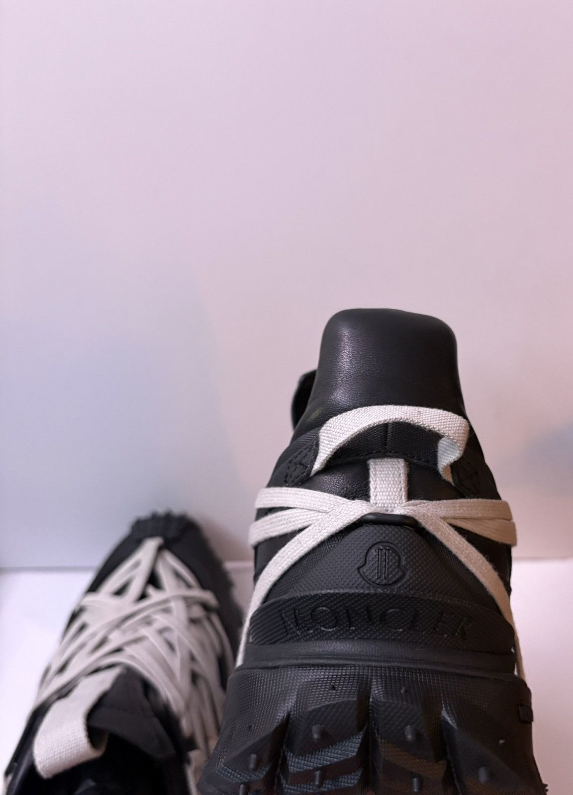 Moncler × Rick Owens Moncler × Rick Owens Trailgrip Megalace – Black Size US 13 / EU 46 - 7 Thumbnail