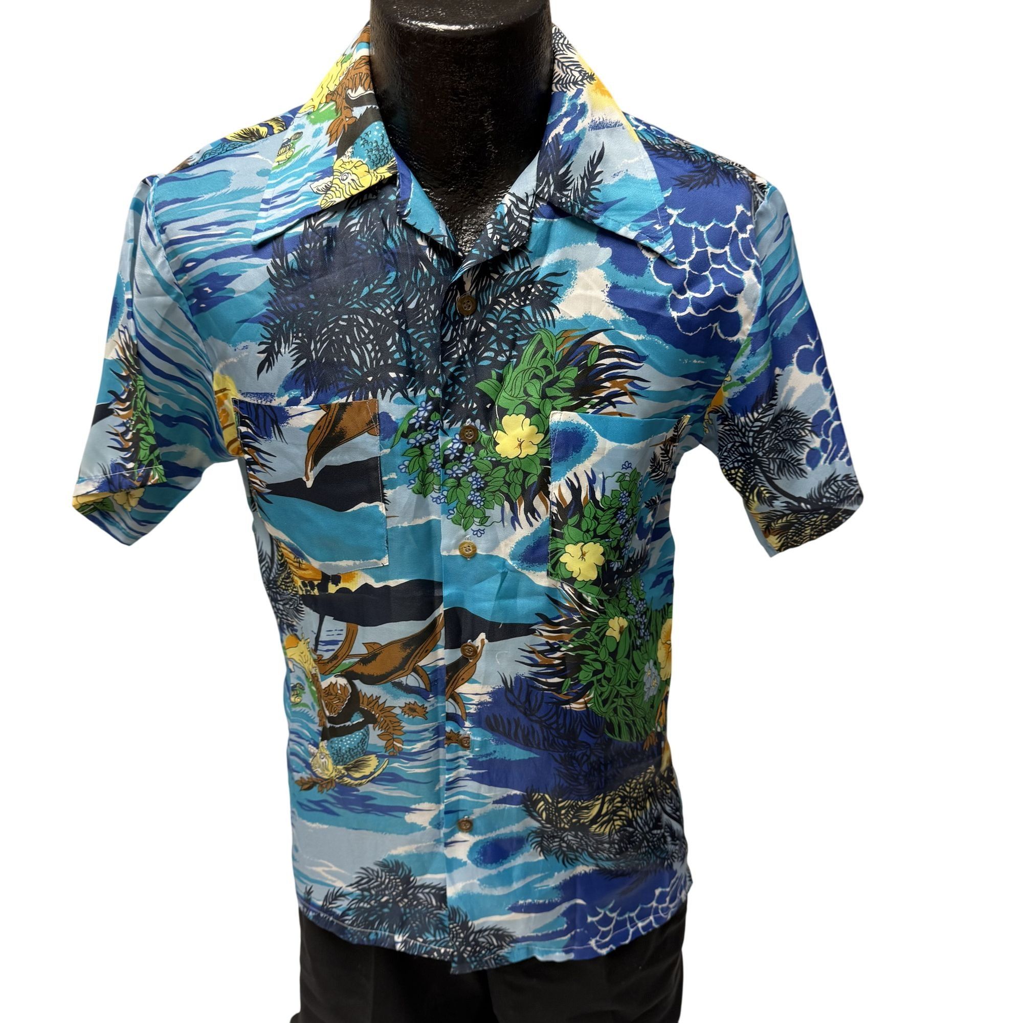 Other Vtg Mauna Kea TROPICAL ISLAND SUNSET Hawaiian Shirt Size US S / EU 44-46 / 1 - 1 Thumbnail