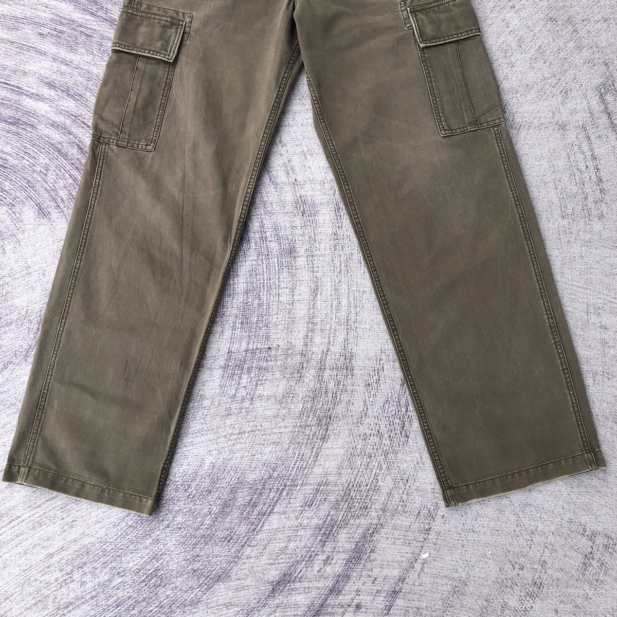 Japanese Brand × Olive × Oshkosh OshKosh Cargo Green Olive Style Multi-Pocket Pants Size US 31 - 3 Thumbnail