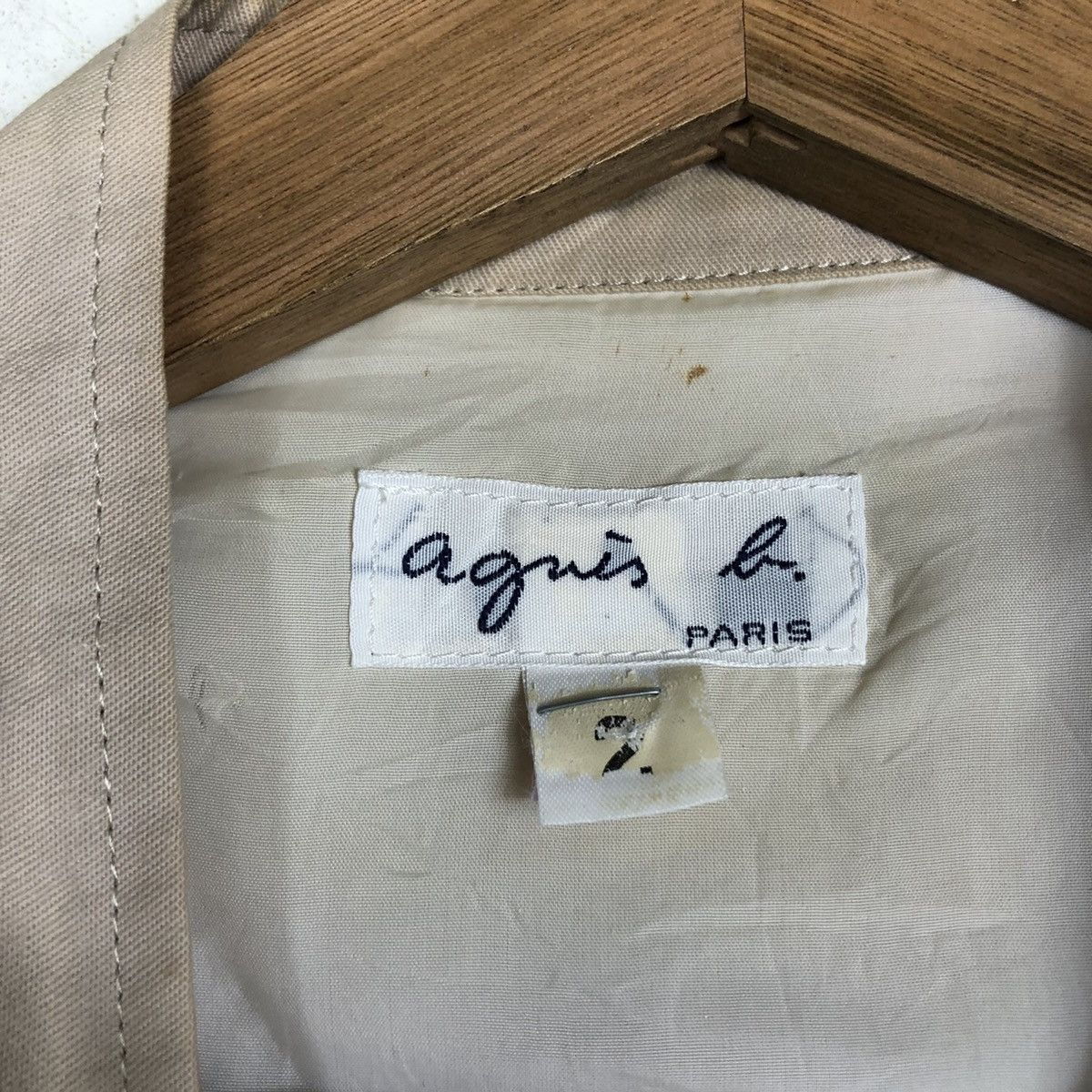 agnes b. 📌Cropped Biker Jacket Agnes B. Double Layer Breast Rare Size M / US 6-8 / IT 42-44 - 18 Thumbnail