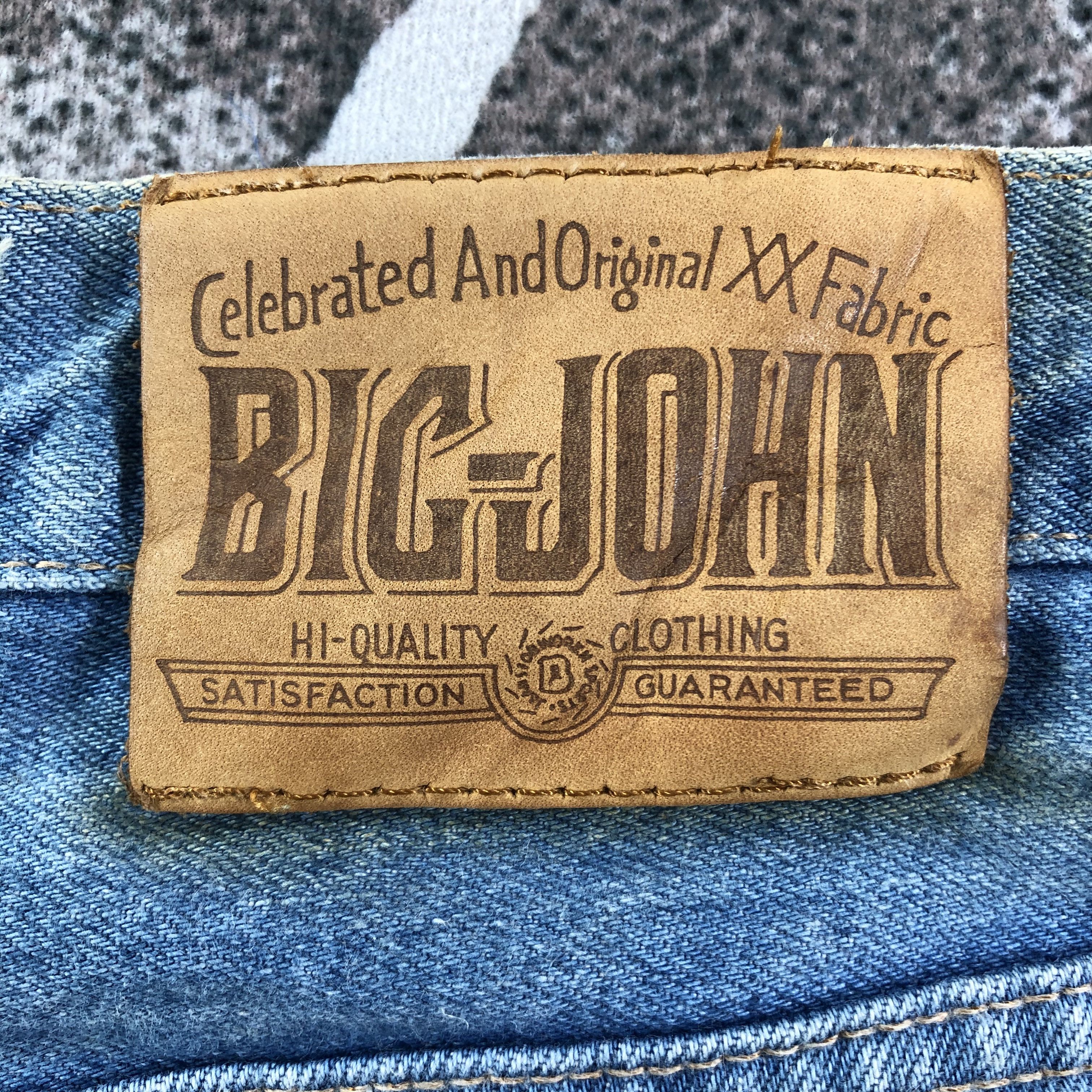 Big John Vintage Big John Jeans Dirty Wash Denim KJ1663 Size US 38 / EU 54 - 5 Thumbnail