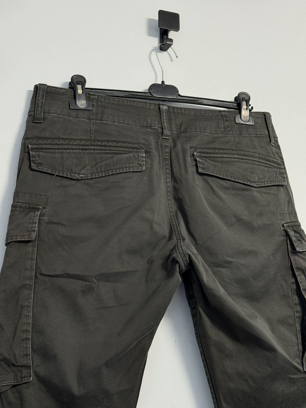 G-Star G-STAR RAW Khaki Green ROVIC SLIM Multipocket Cargo Pants Size US 36 / EU 52 - 17 Thumbnail
