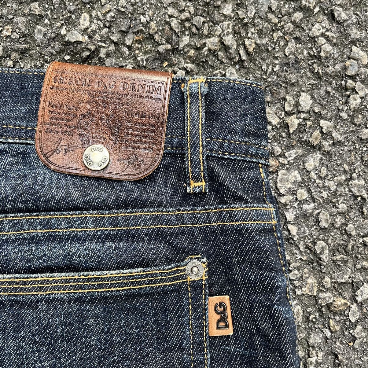 Dolce & Gabbana Y2K Vintage D&G Denim Patches Distressed Jeans Streetwear Size US 34 / EU 50 - 15 Thumbnail