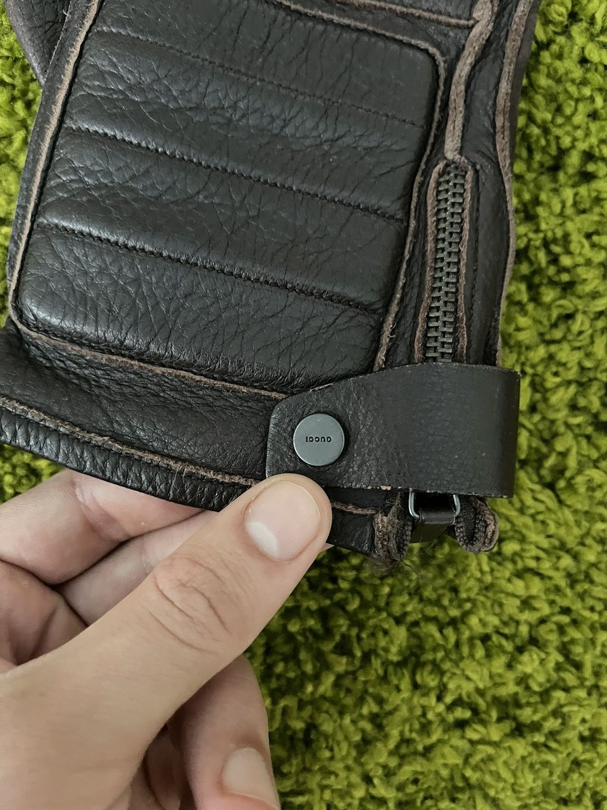 Gucci × Tom Ford Gucci archive real leather gloves Size 32 - 7 Thumbnail