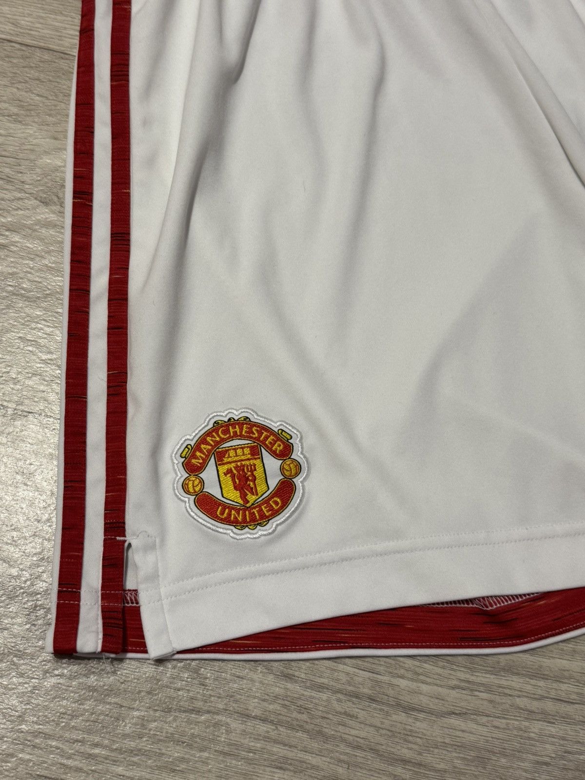 Adidas 🔷Adidas Manchester United 2020/21 Soccer Shorts🔷 Size US 36 / EU 52 - 2 Thumbnail
