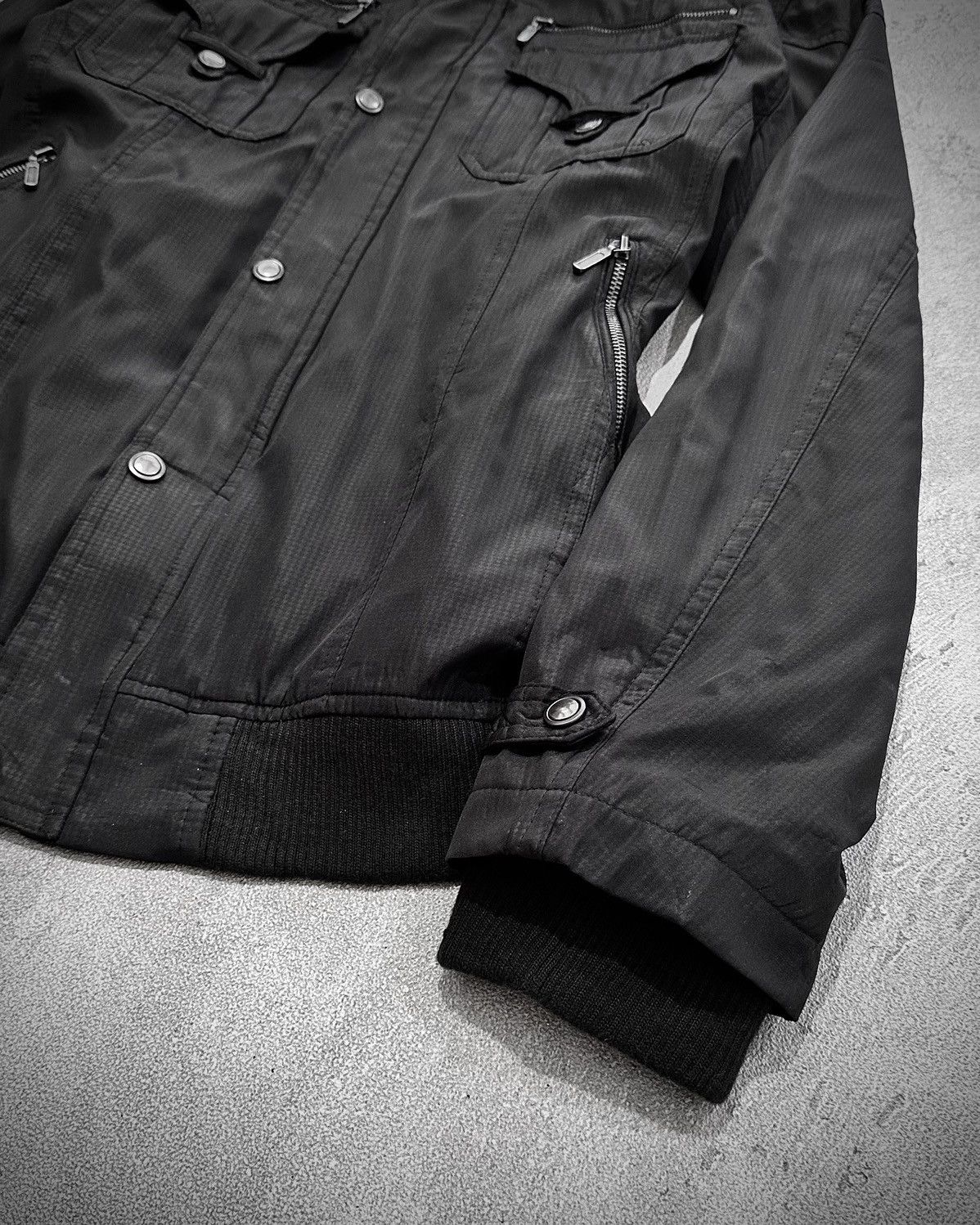 Japanese Brand Vkei Silver Moon High Neck Riders Jacket Ifsix Kmrii Style Size US L / EU 52-54 / 3 - 3 Thumbnail