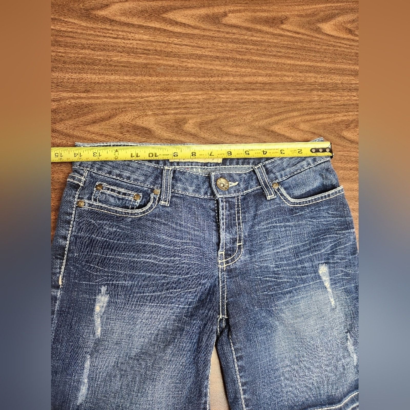 BKE BKE Kate Denim Shorts Size 26" / US 2 / IT 38 - 9 Thumbnail