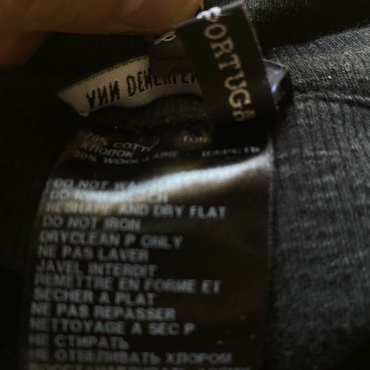 Ann Demeulemeester Ribbed Bondage Sweatpants Size 28" / US 6 / IT 42 - 5 Thumbnail