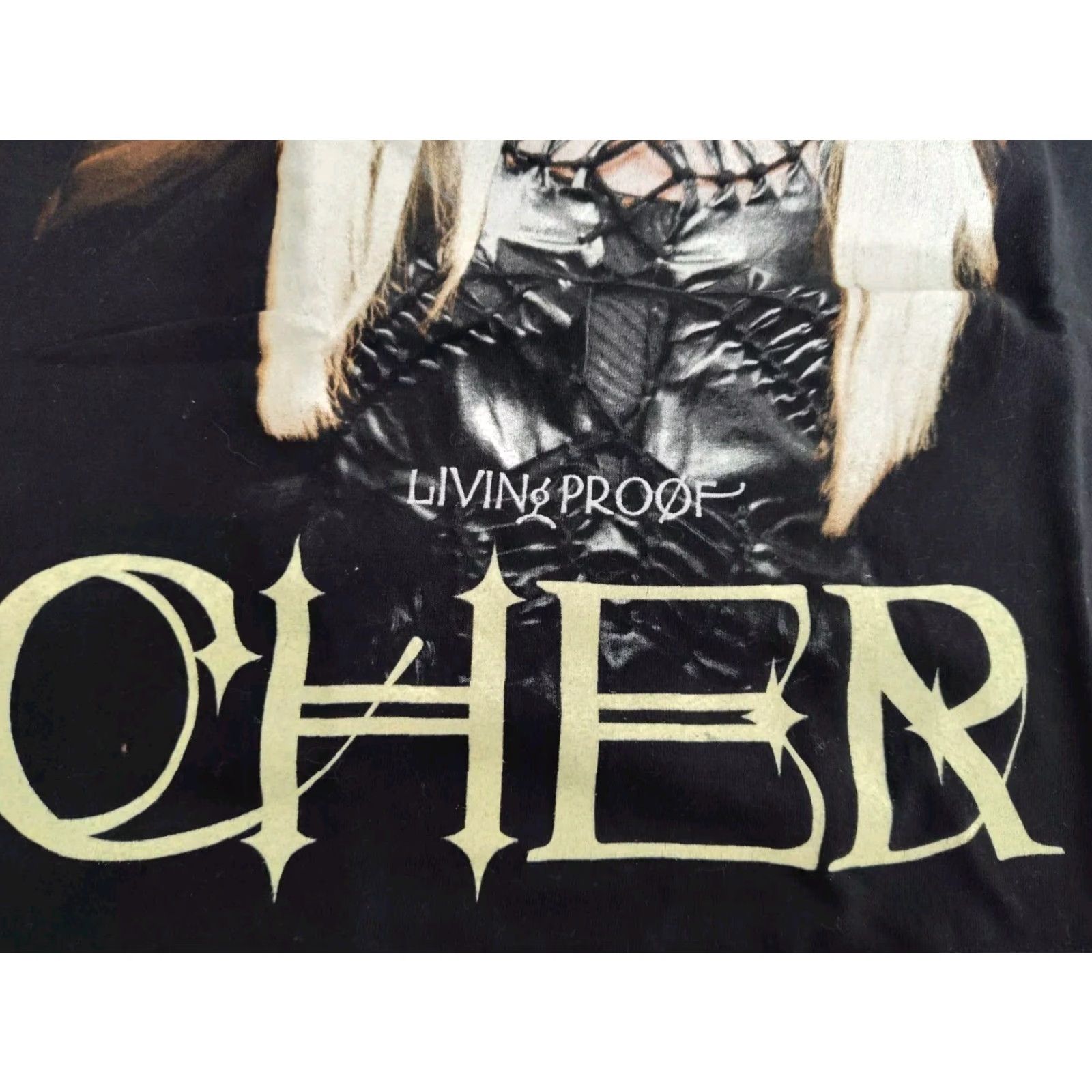 Vintage VINTAGE 2002 CHER LIVING PROOF Farewell TOUR Concert T-Shirt Double Sided Size US M / EU 48-50 / 2 - 3 Thumbnail