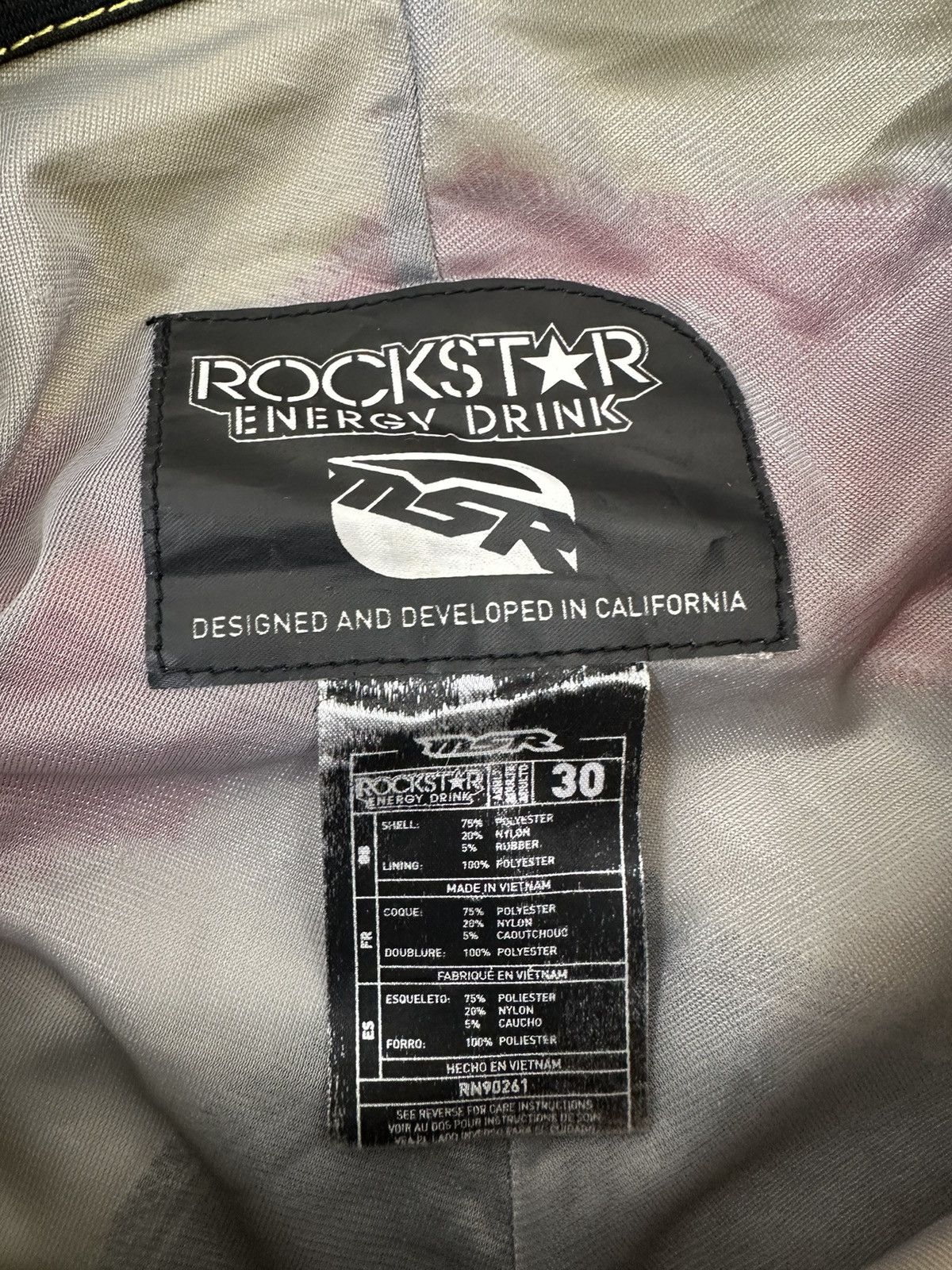 Rockstar Games Rockstar Energy Moto Cross Pants Red + Yellow Sz. 30 Retro Size US 30 / EU 46 - 9 Thumbnail