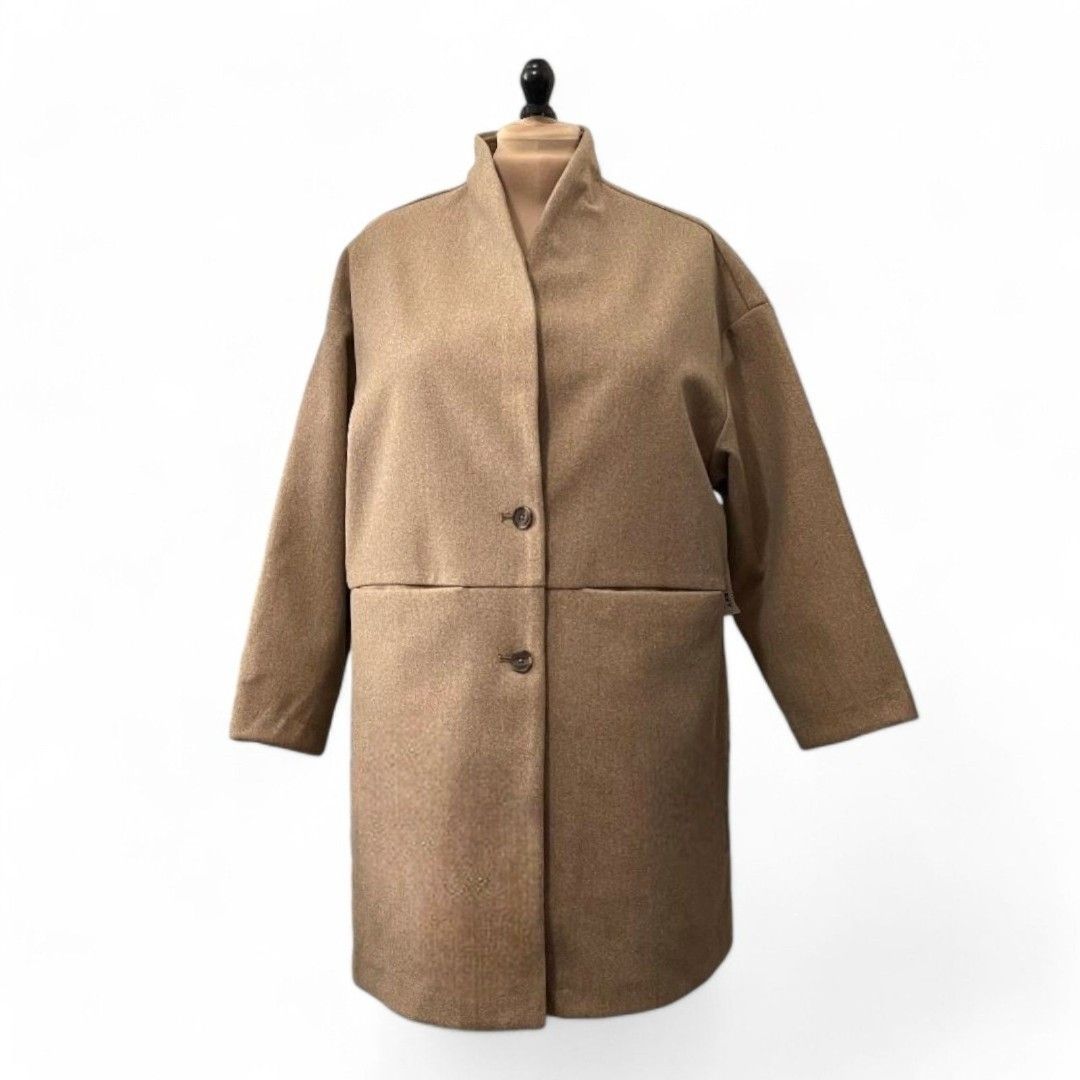 Old Navy Old Navy Tan Trench Coat for Women Size XL / US 12-14 / IT 48-50 - 3 Thumbnail