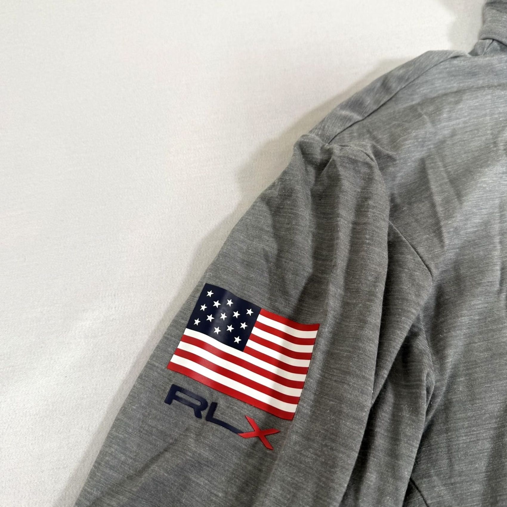 RLX Ralph Lauren RLX Ralph Lauren Shirt Men Large Gray Merino Wool Blend US Open Pebble Beach 1/4 Golf Jacket Size US L / EU 52-54 / 3 - 5 Thumbnail