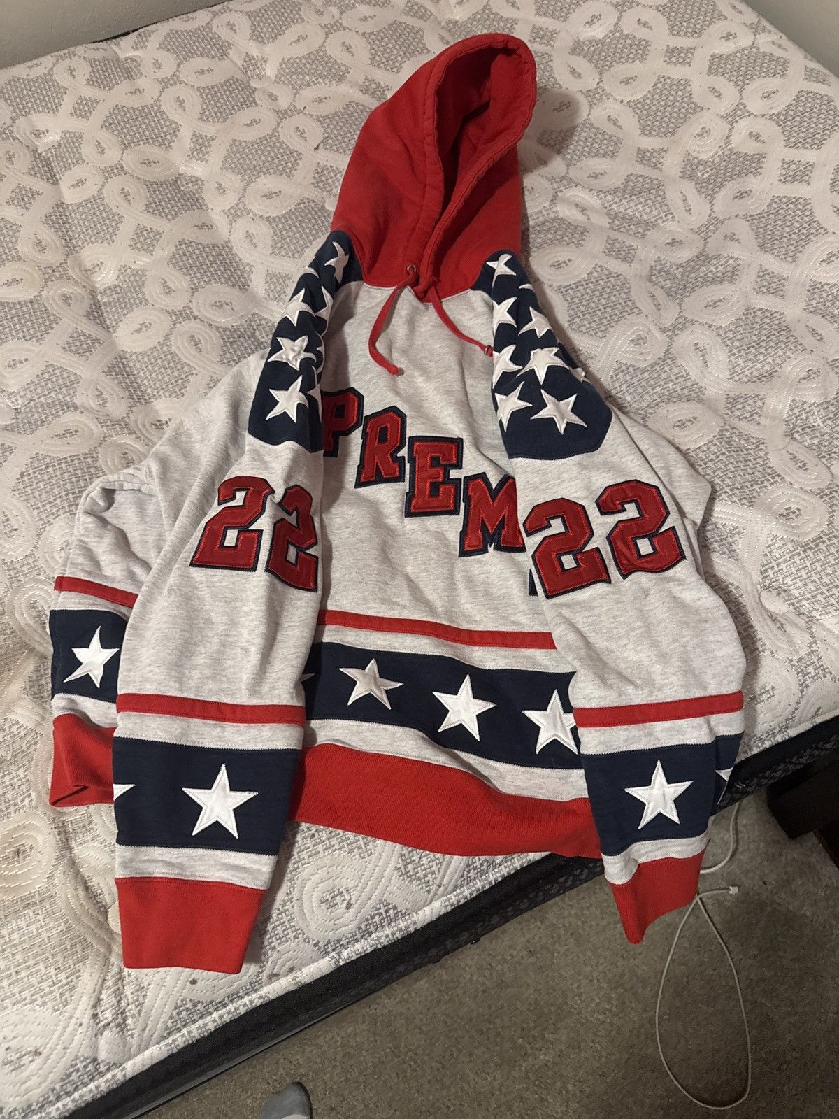 Supreme Supreme- Hockey Hooded Sweatshirt Size US M / EU 48-50 / 2 - 3 Thumbnail