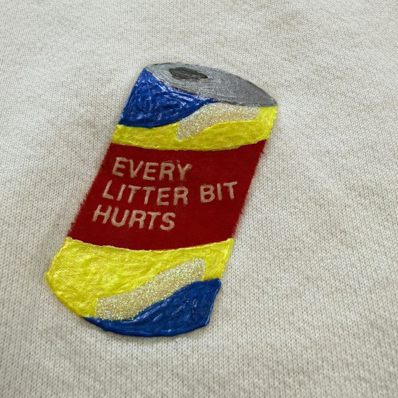 Other Vintage 90s Earth Day Environmentalist Sweatshirt Eco Patch Size US M / EU 48-50 / 2 - 7 Thumbnail