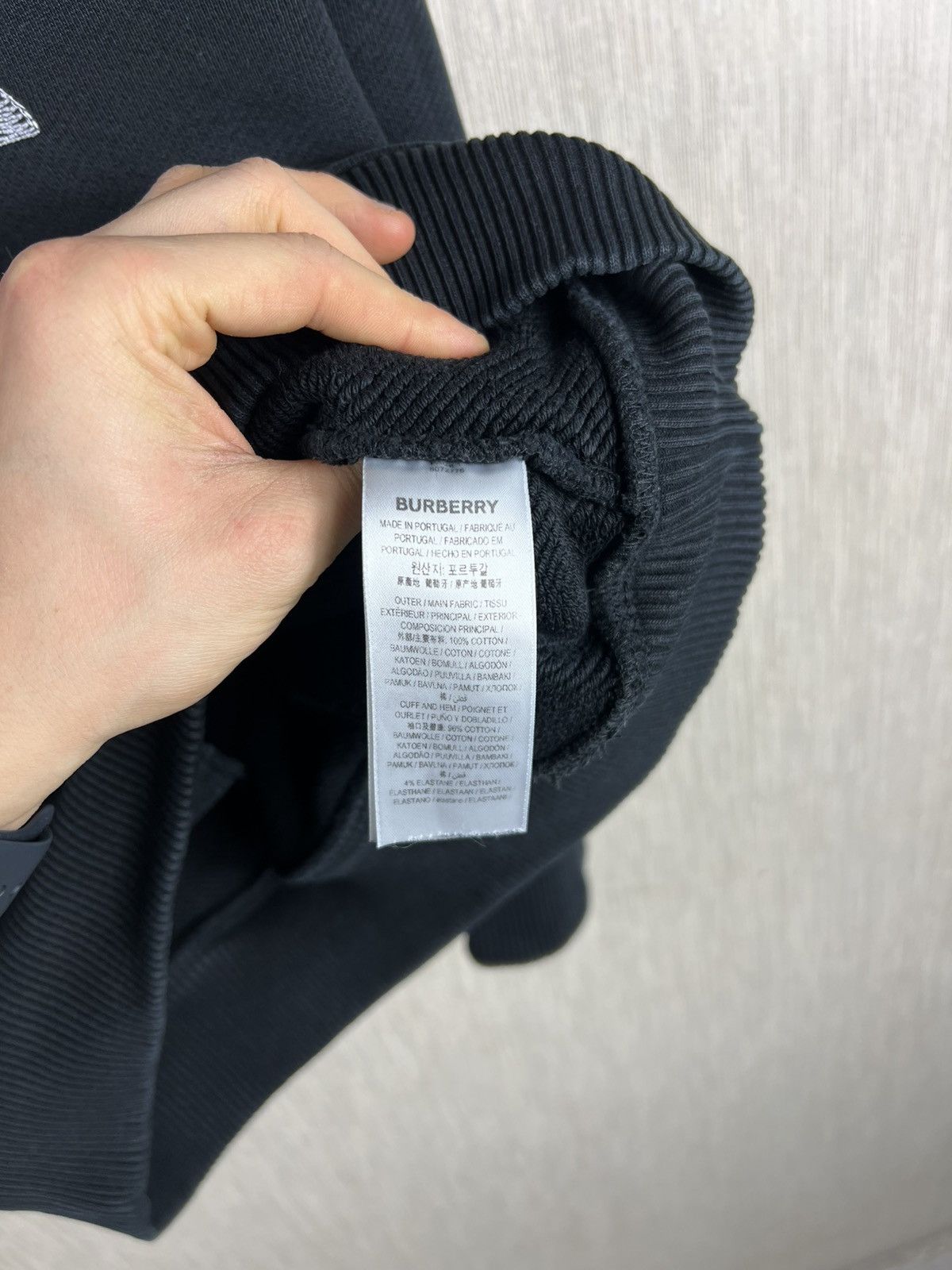 Burberry London big logo knight prorsum embroidered hoodie