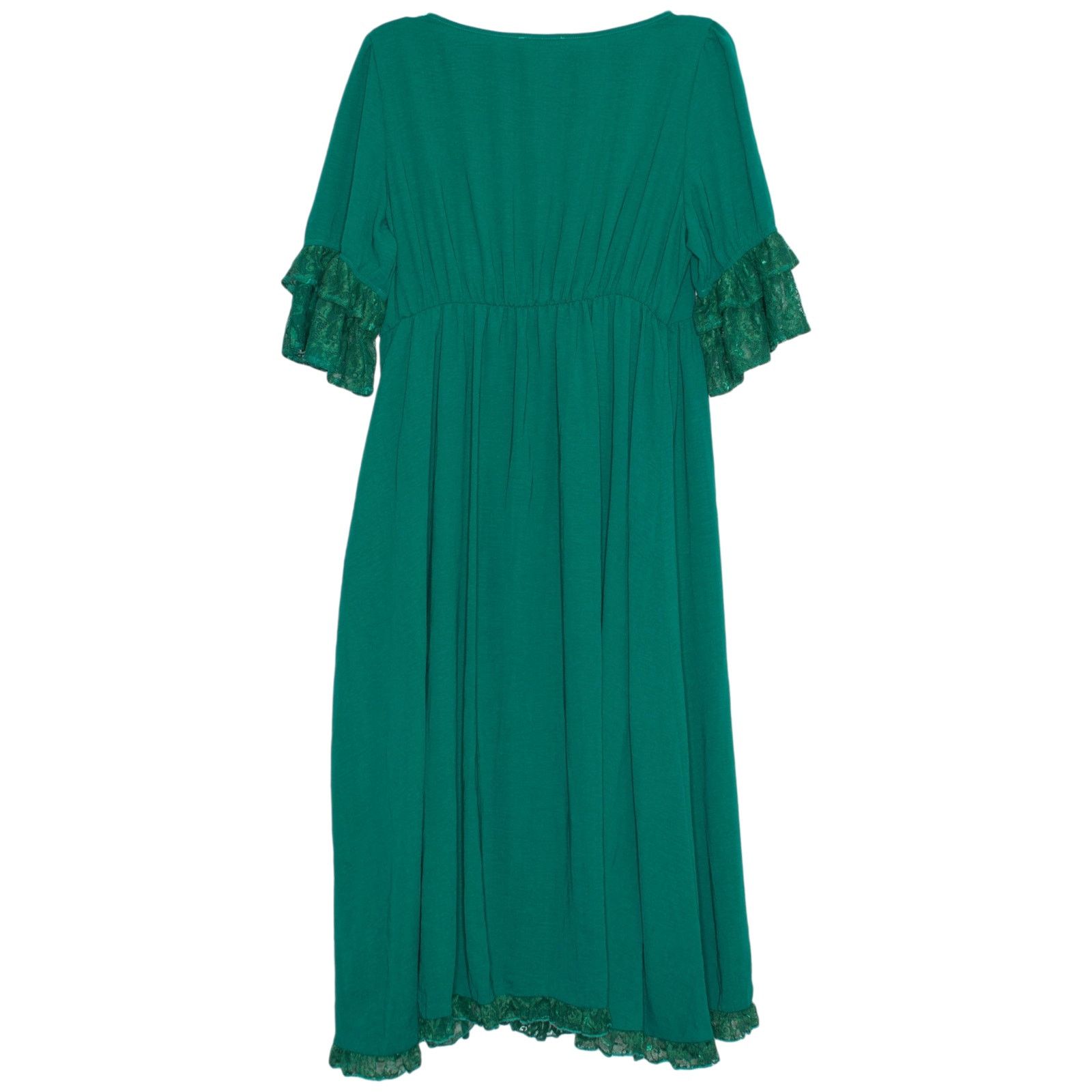 Other NEW Scarlet Darkness Renaissance Dress Green Lace Maxi 2XL Size XXL / US 16-18 / IT 52-54 - 3 Thumbnail